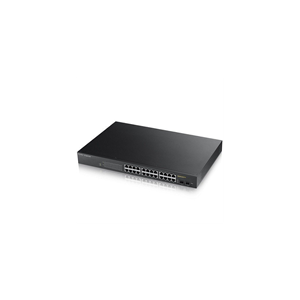 ZyXEL GS1900-24HP V2, 24 Port, GigaBit, PoE 170W, 2 Port GigaBit SFP, Yönetilebilir, Rackmount Switch