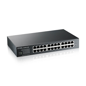 ZyXEL GS1915-24E, 24 Port, GigaBit, Yönetilebilir, Sessiz, Masaüstü Switch
