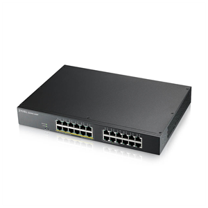 ZyXEL GS1915-24EP, 24 Port, GigaBit, 12 Port PoE, Yönetilebilir, Sessiz, Masaüstü Switch