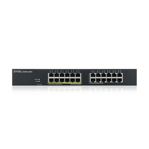 ZyXEL GS1915-24EP, 24 Port, GigaBit, 12 Port PoE, Yönetilebilir, Sessiz, Masaüstü Switch