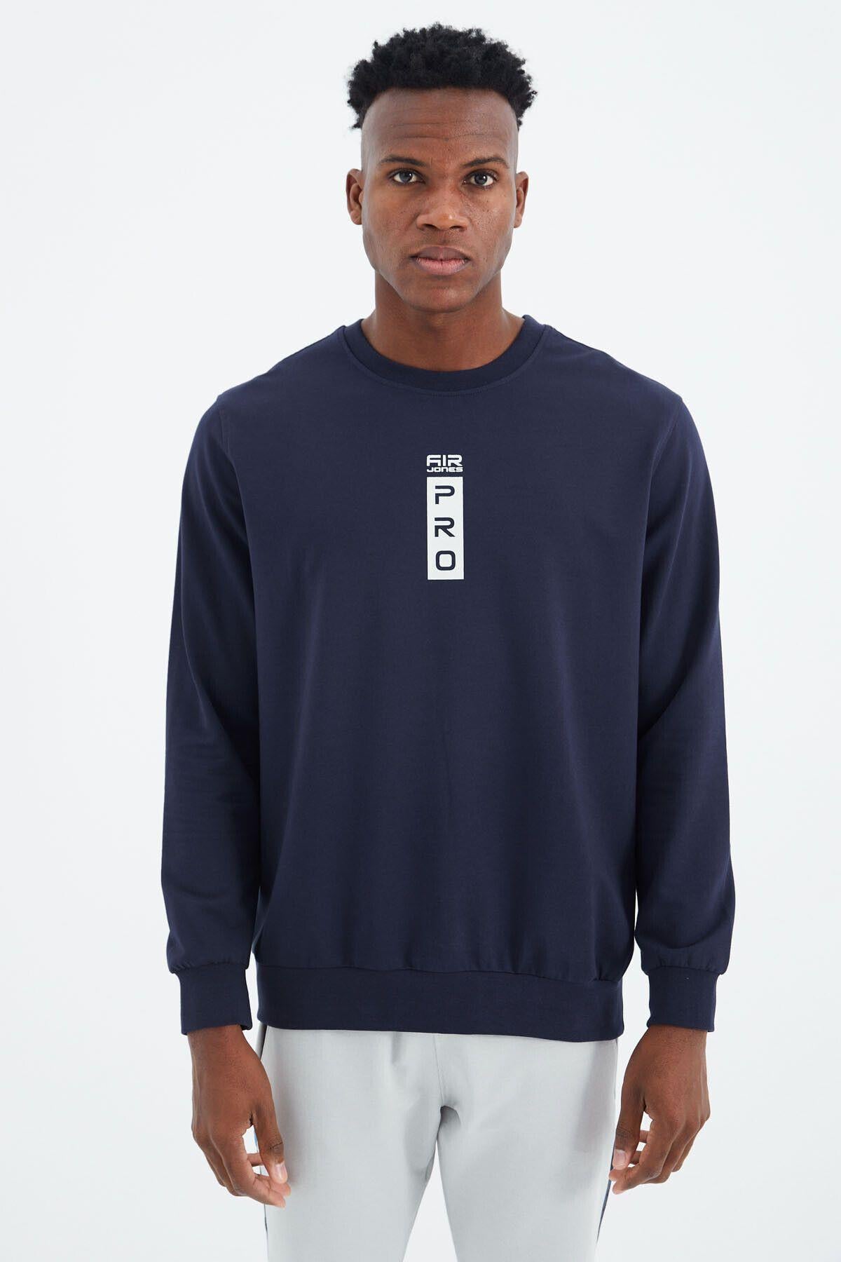 Leroy Gri Melanj O Yaka Erkek Sweatshirt - 88306