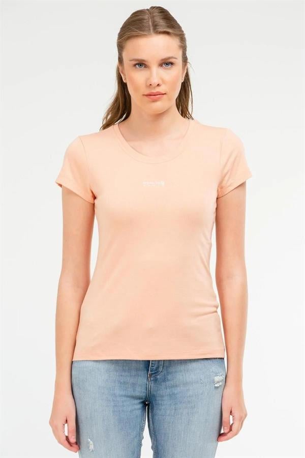 Sf0601 Kadın T-shirt Somon