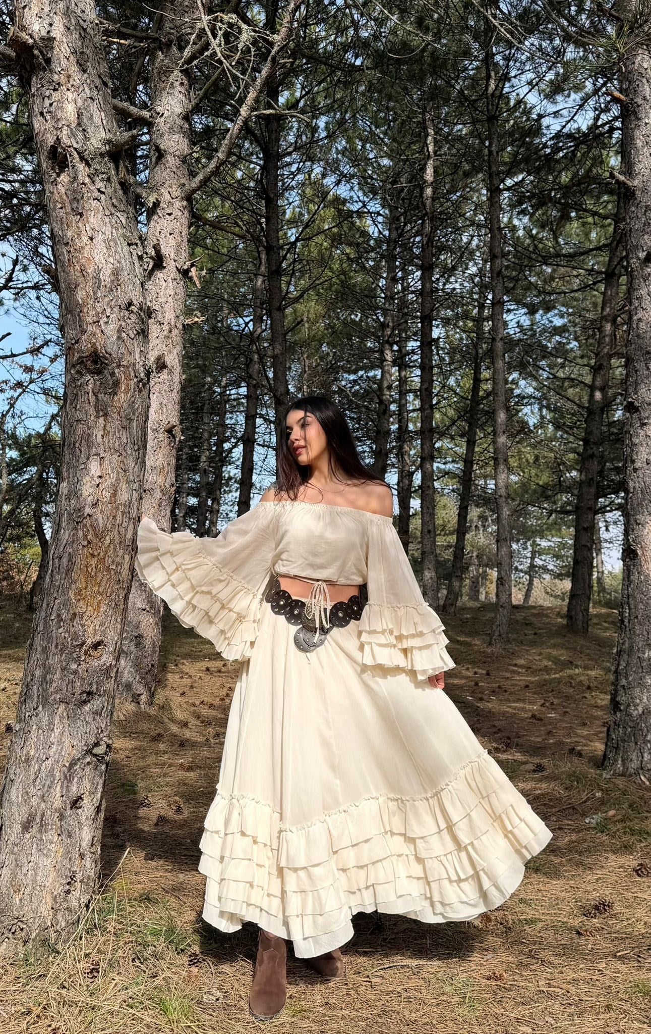 Gaia Volanlı Bohem Takım Natural