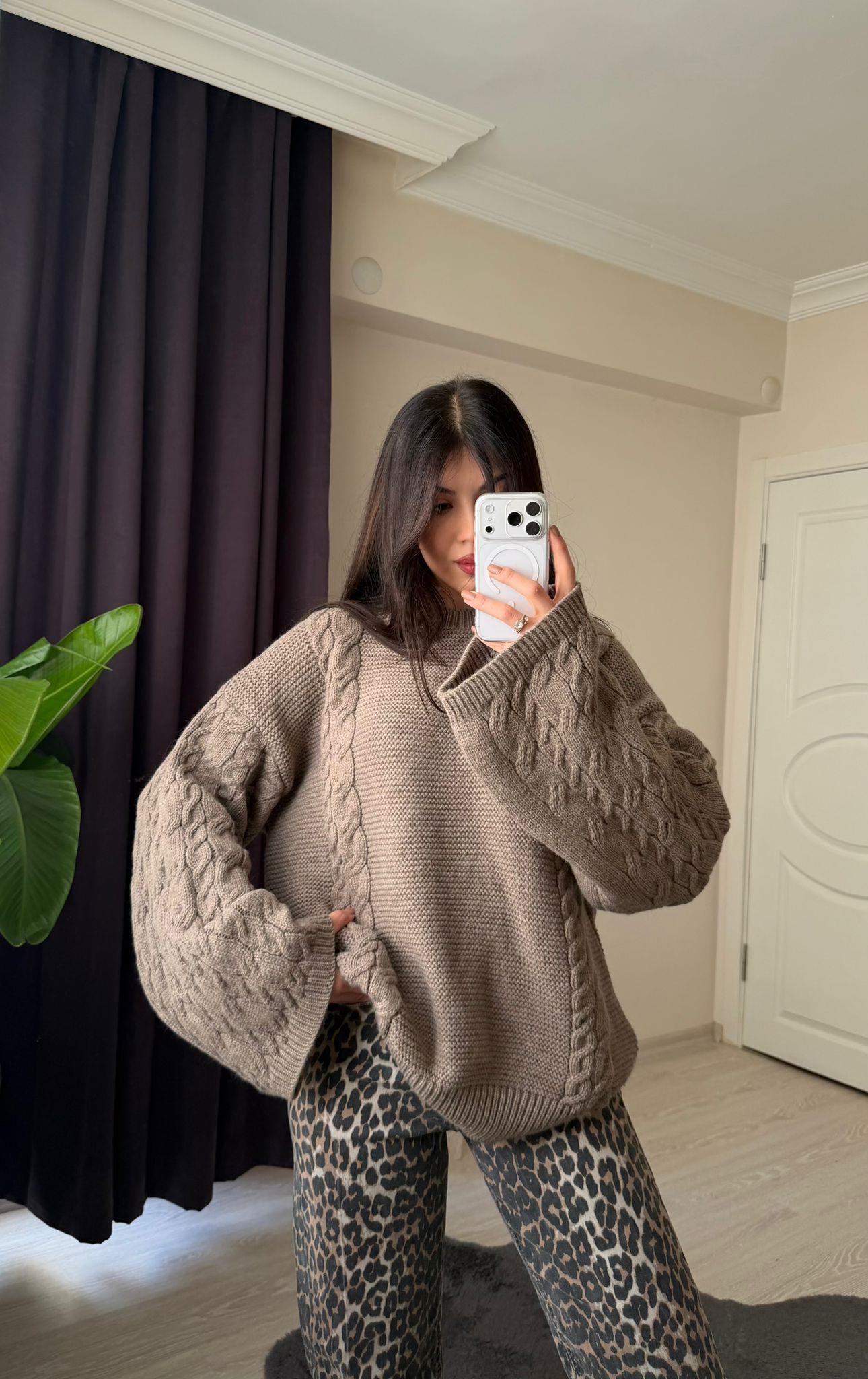 Vaela Saç Örgülü Pinterest Kazak Vizon