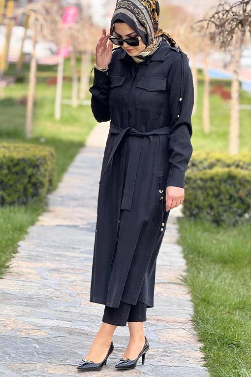 ELBİSE KREM FASHİON 26406 LARA KAP