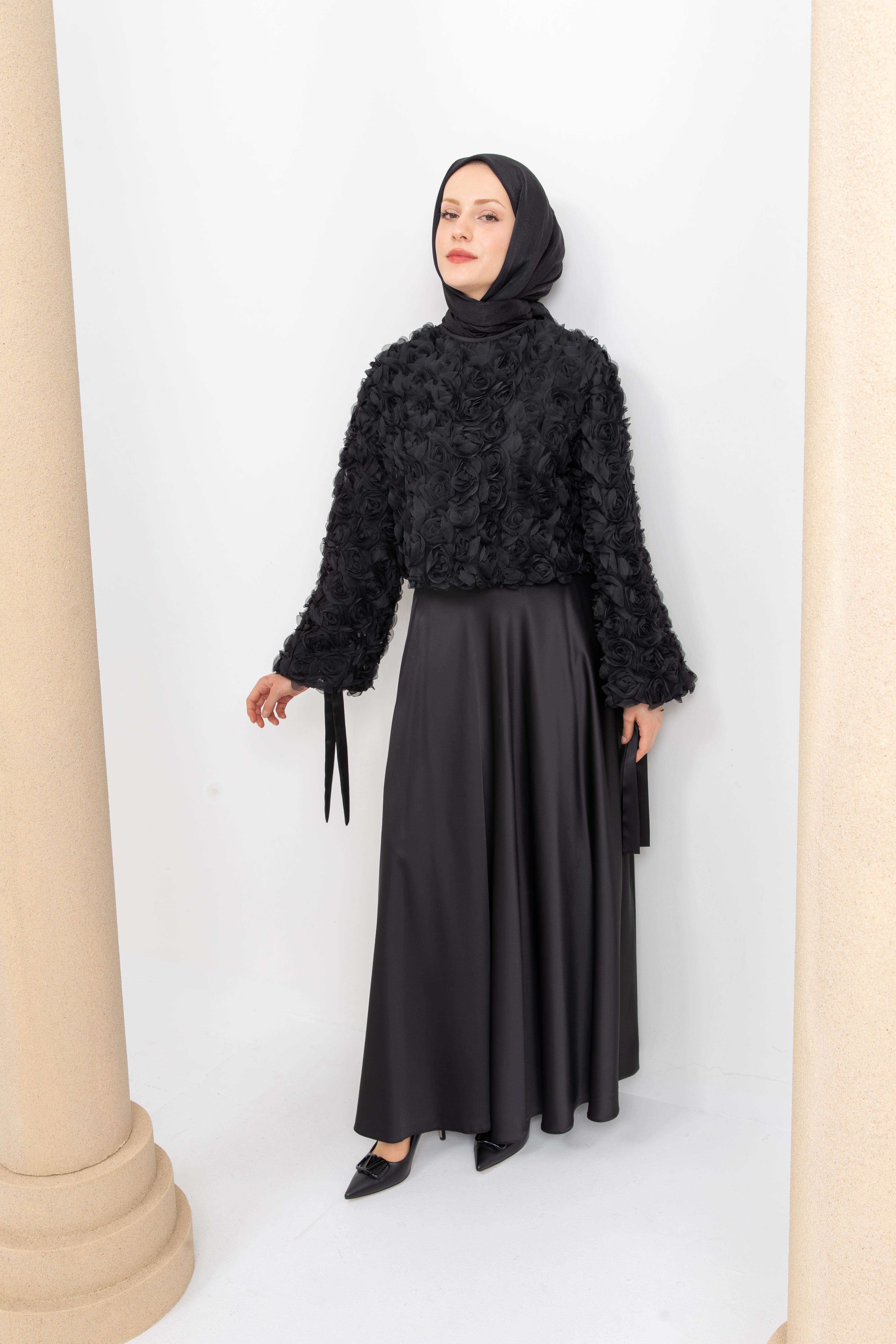  MİAMOOD 001 İKİLİ GÜLLÜ ETEKLİ TAKIM