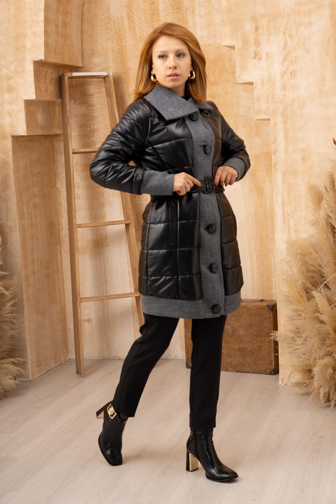 KABAN MİARUJ 23K7563 TRİKO GARNİLİ KAPİTONE KABAN