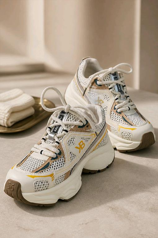 AYAKKABI VİVA K262-1152-00 FİLE DETAY KALIN TABANLI SPOR AYAKKABI