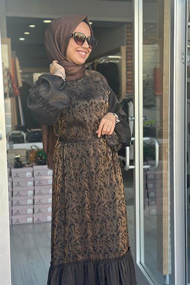  AHSEN T8402 JAKARLI ELBİSE