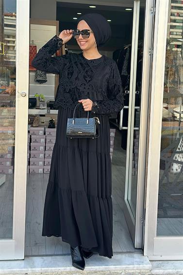  NURCAN ÇETİN 16137 GİPÜR ELBİSE