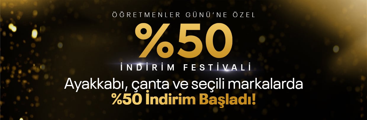%50 indirim başladı