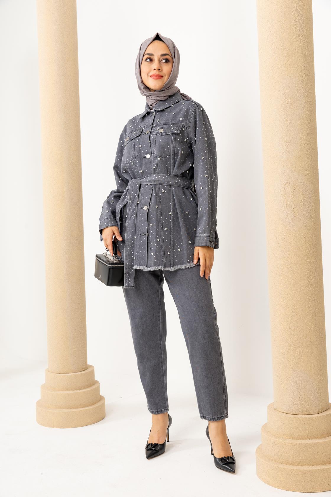 CEKET MRW1113 SPARKLE DENİM CEKET