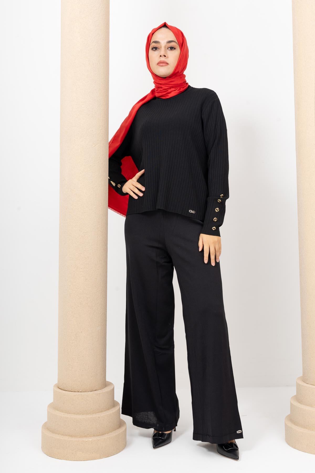 PANTOLON NİLİWİ 3010 BOL PAÇA KLASİK PANTOLON