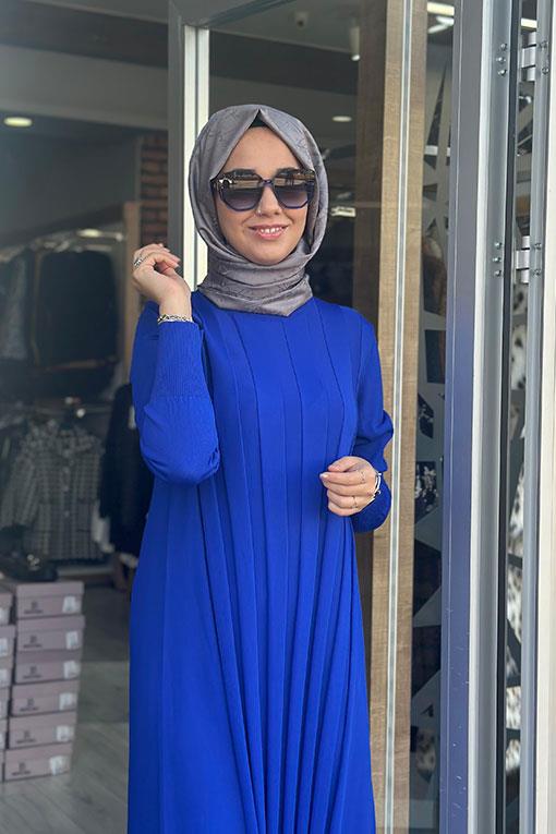  NİLİWİ 3069 KALIN FİTİLLİ ELBİSE