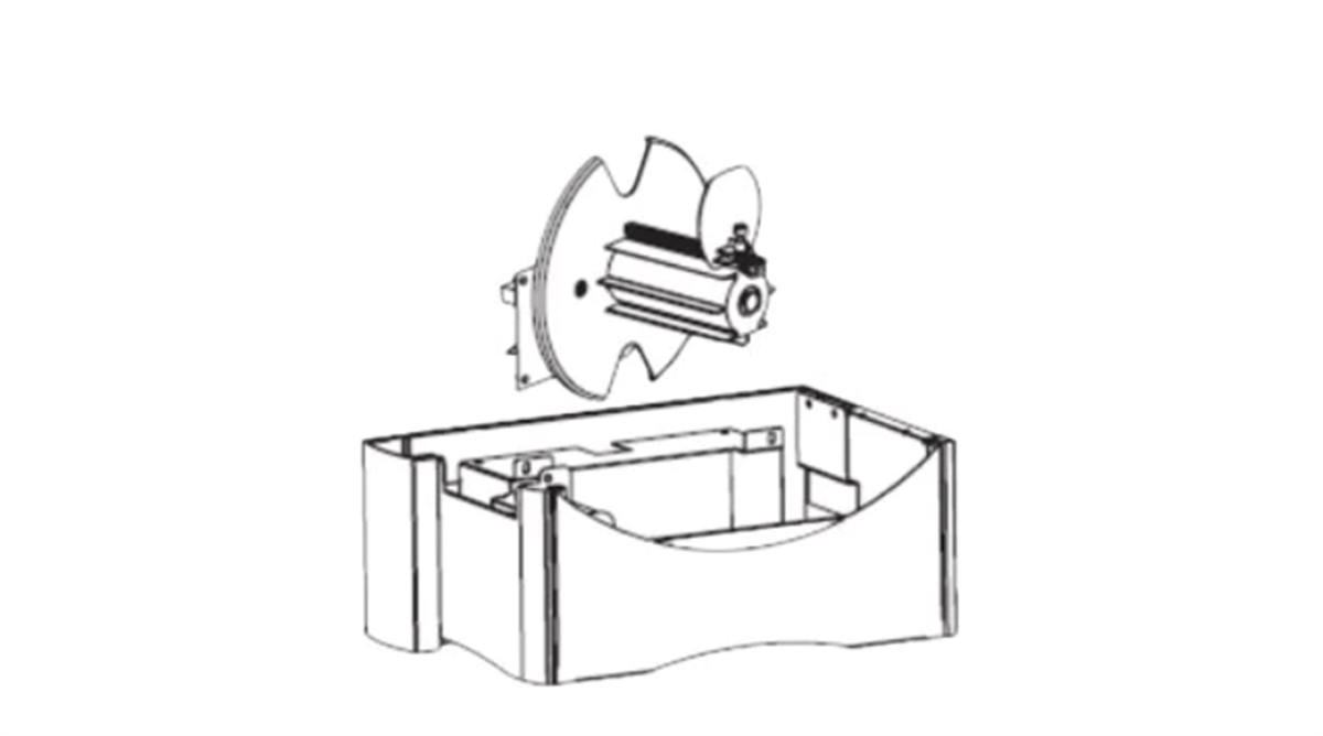 ZEBRA ZM400 INTERNAL REWINDER
