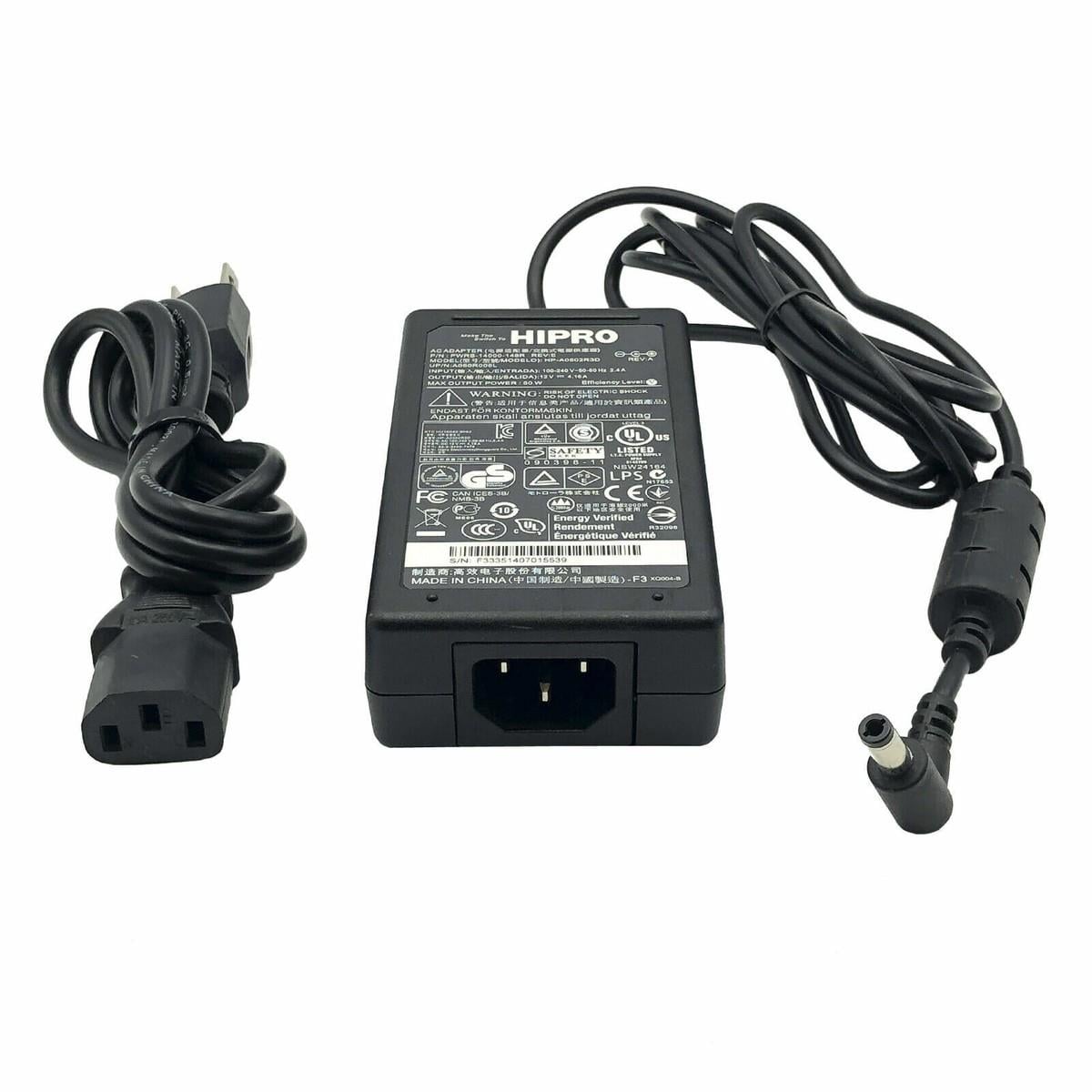 HIPRO 12V 50W 4.16A PWRS-14000-148R AC Adaptör Güç Kaynağı (Power Supply Cord) 