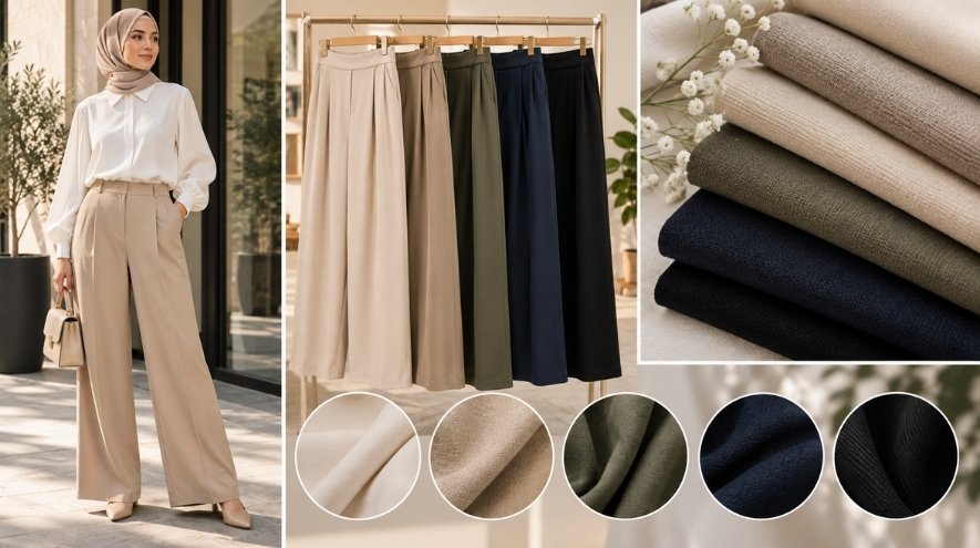 Tesettür Pantolonlarda Kumaş Seçiminin Önemi