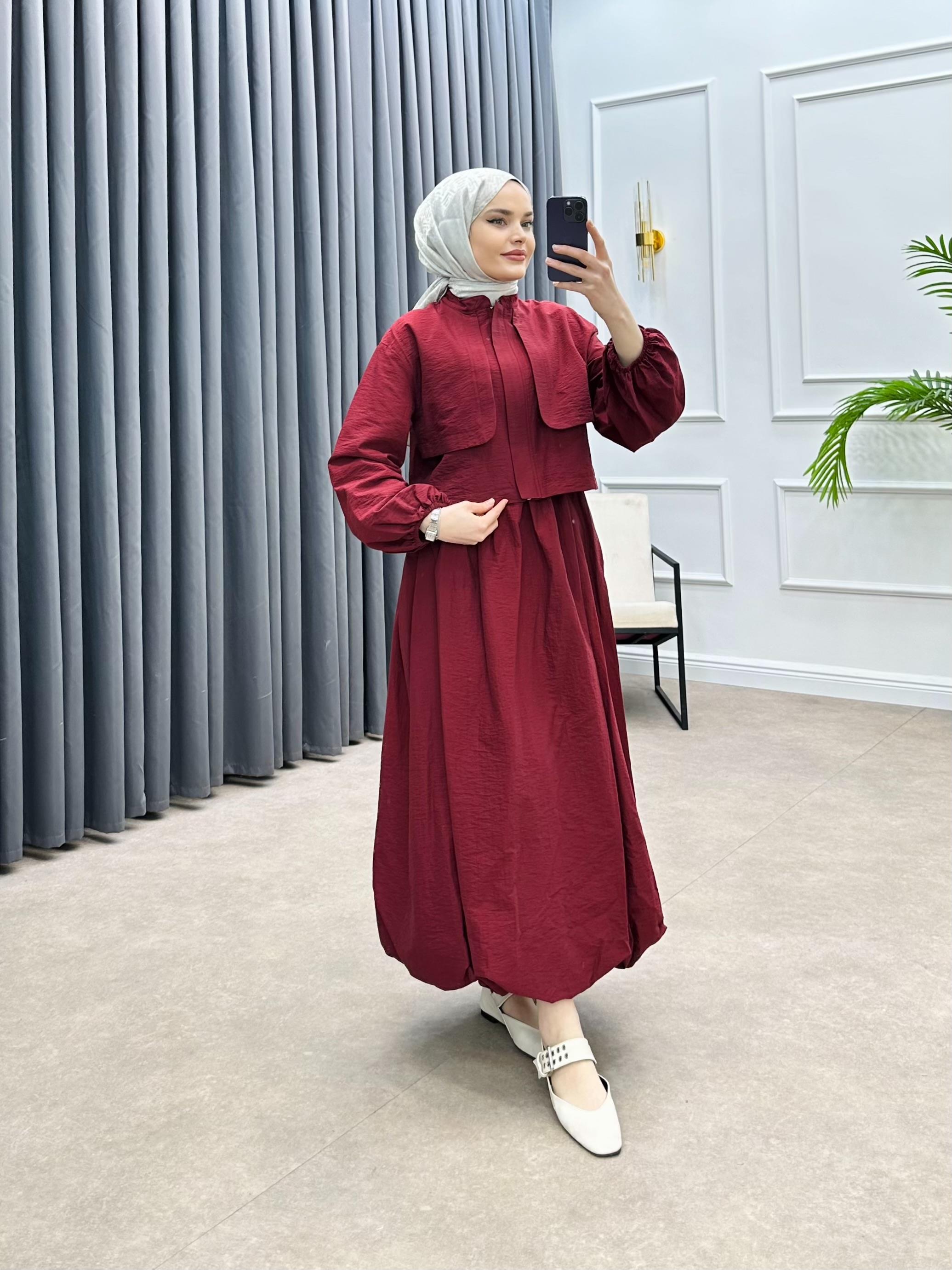 BALON ETEKLİ PARAŞÜT TAKIM BORDO