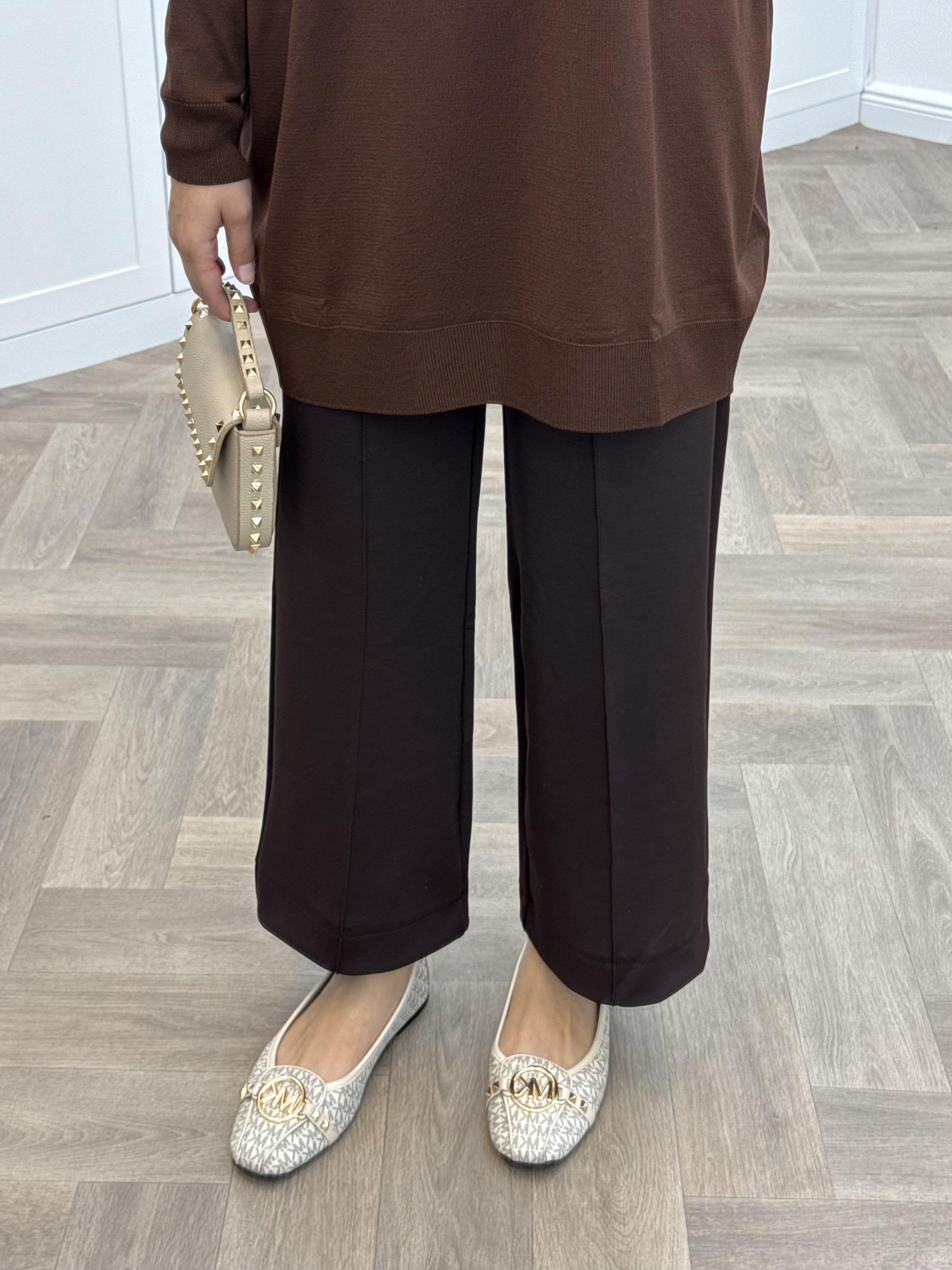 ÇIMALI SCUBA PANTOLON ACI KAHVE