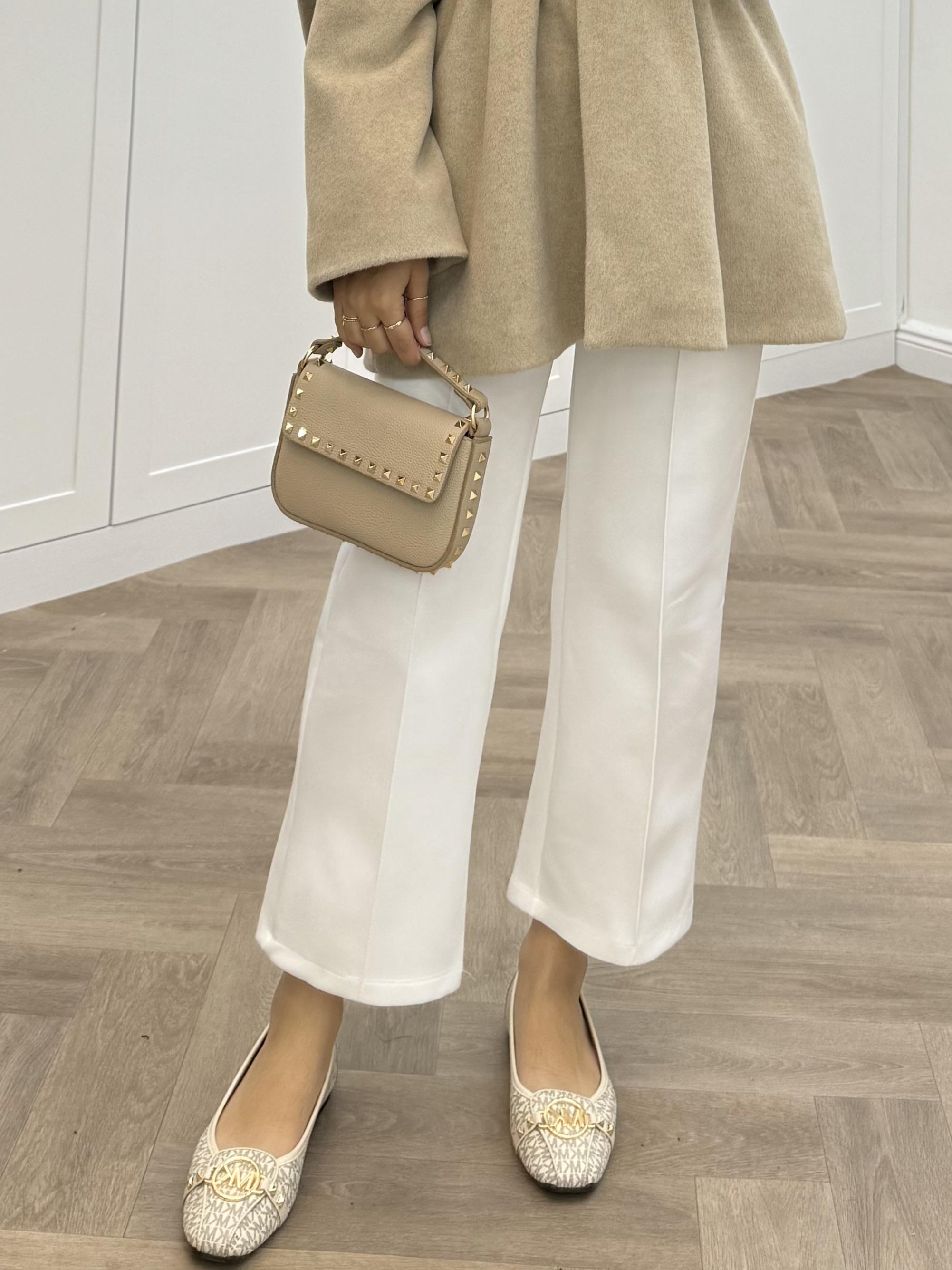 ÇIMALI SCUBA PANTOLON BEYAZ