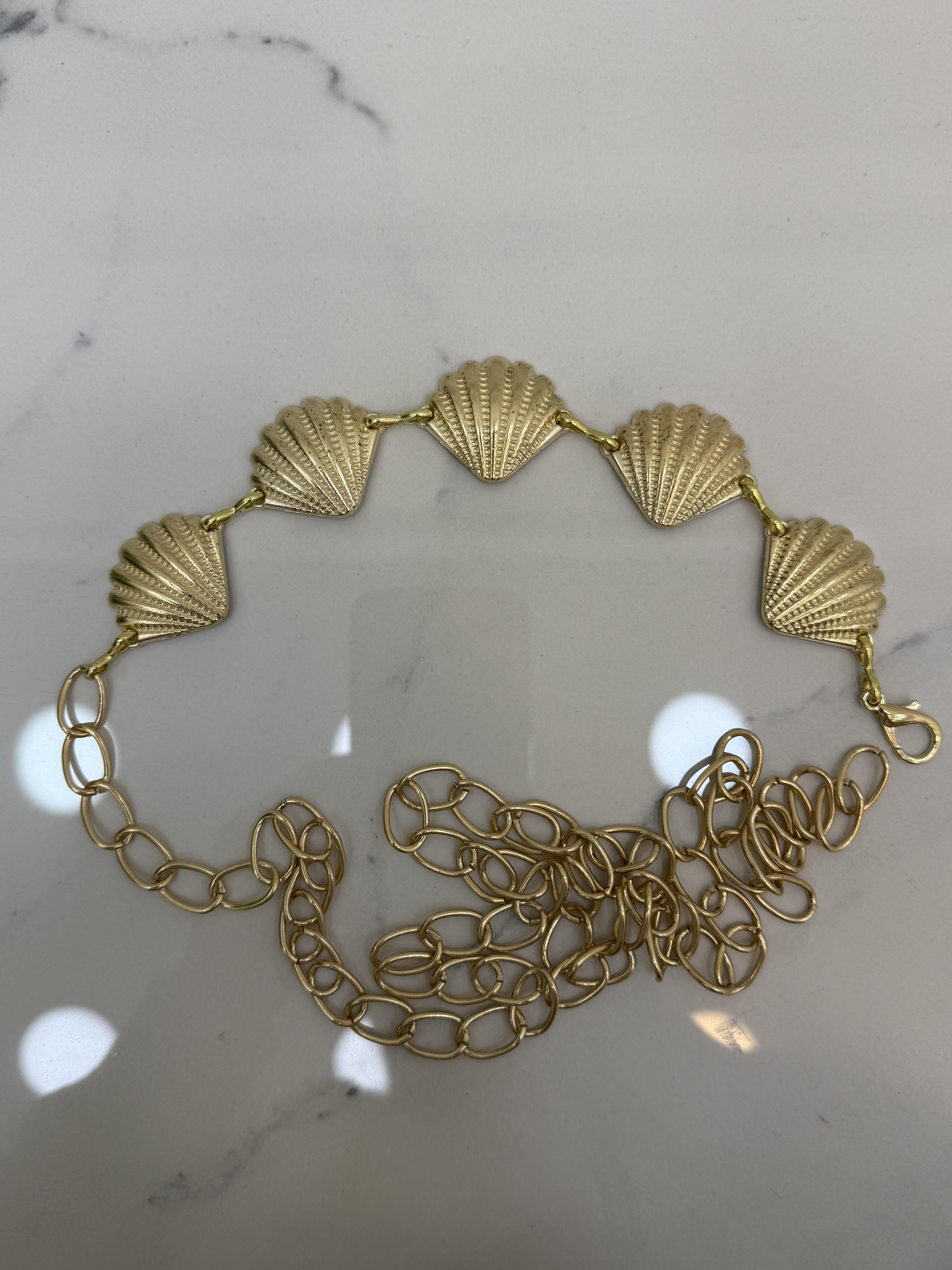 DENİZ KABUĞU GOLD KEMER