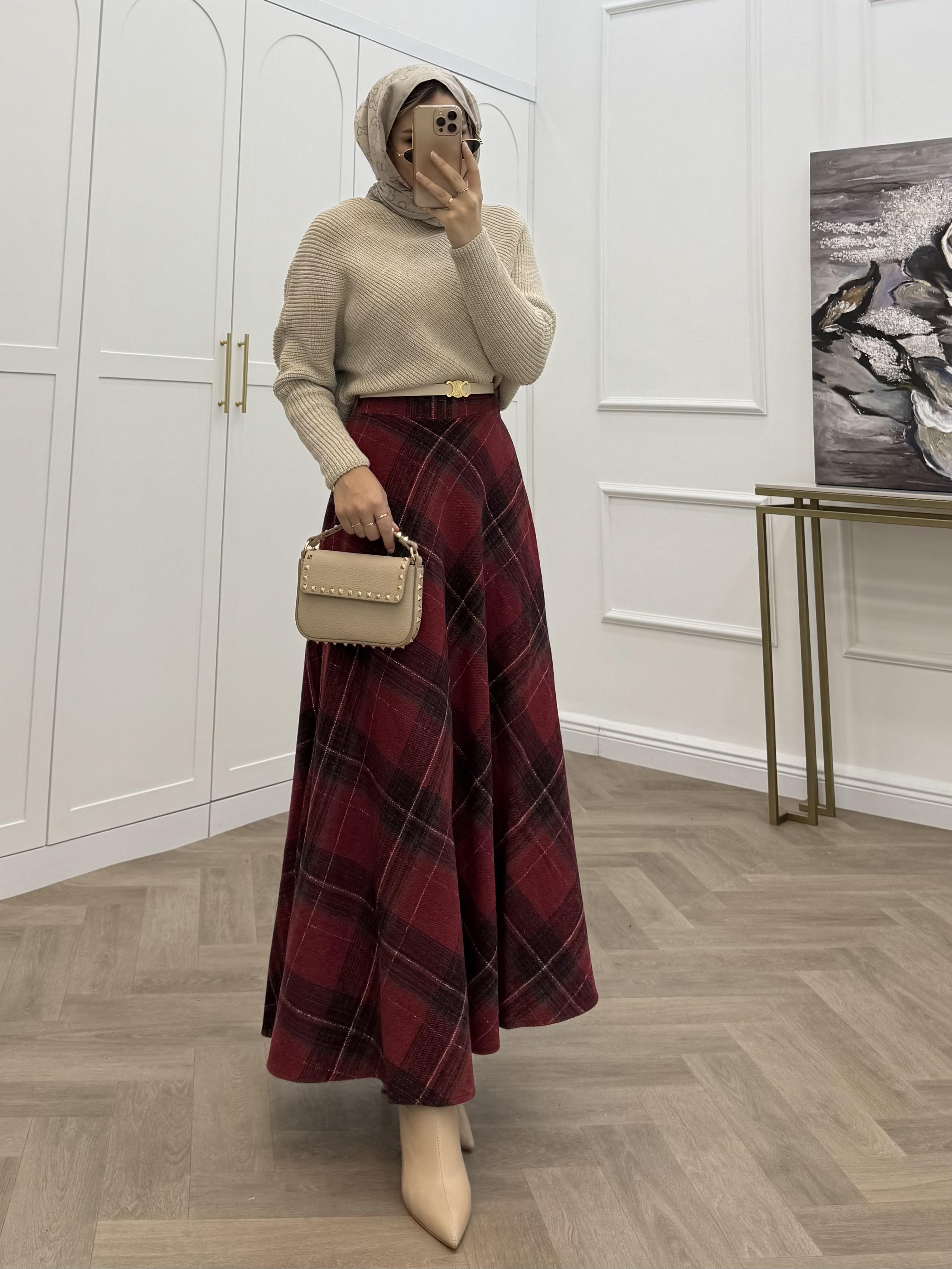 EKOSE KAŞE ETEK KIRMIZI