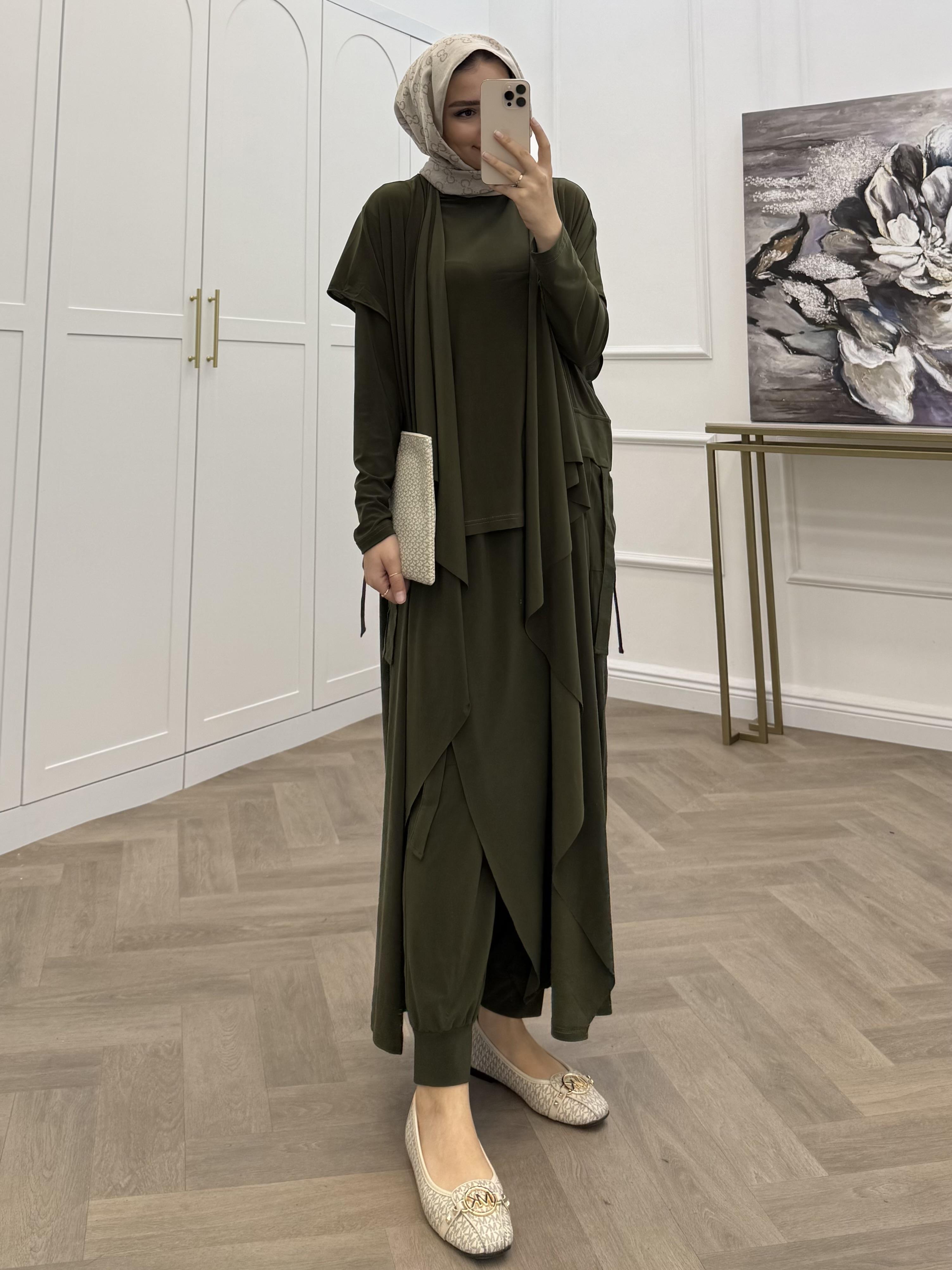 HERA YELEKLİ ÜÇLÜ SANDY TAKIM HAKİ