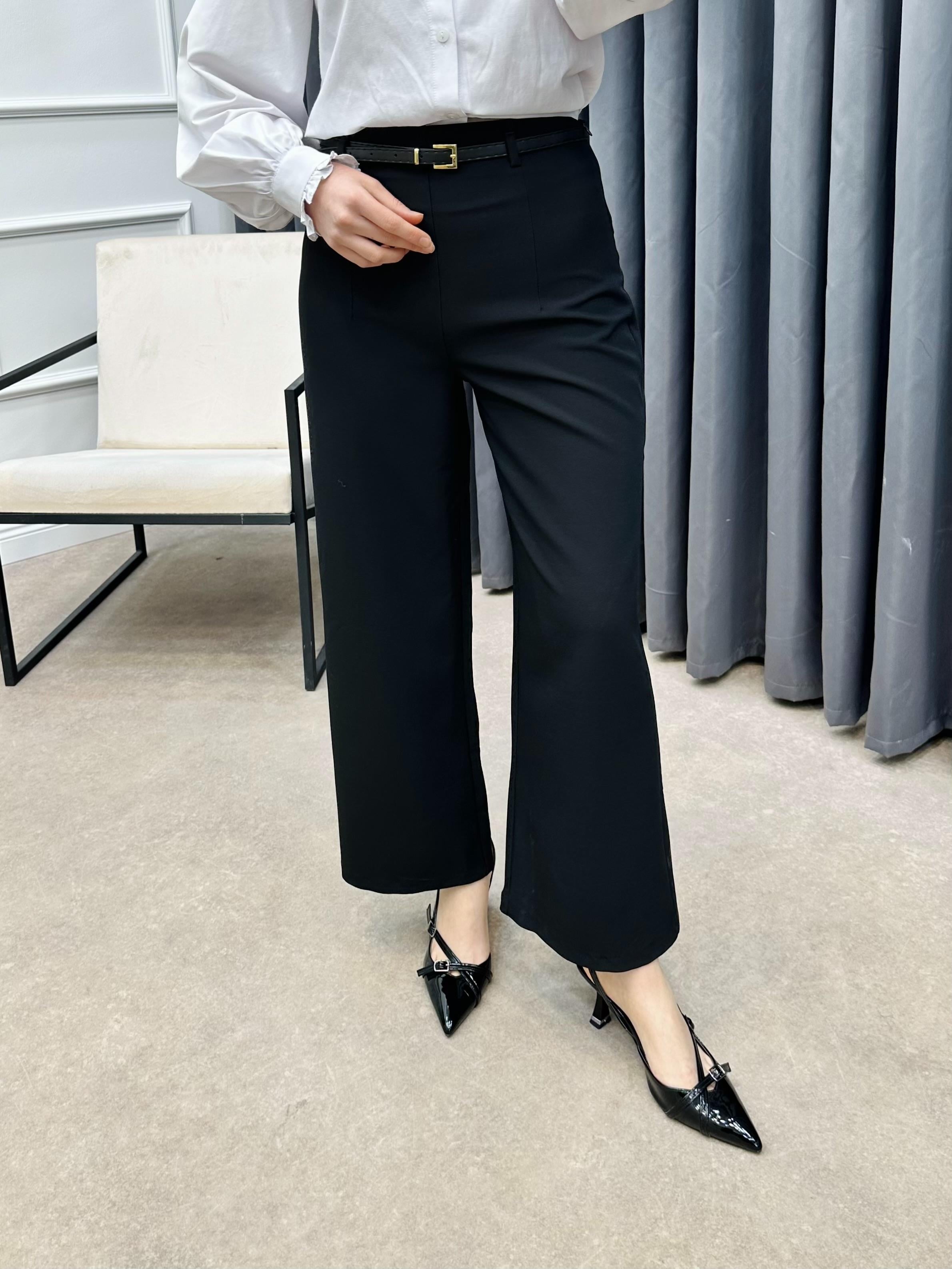 KAPRİ PANTOLON SİYAH