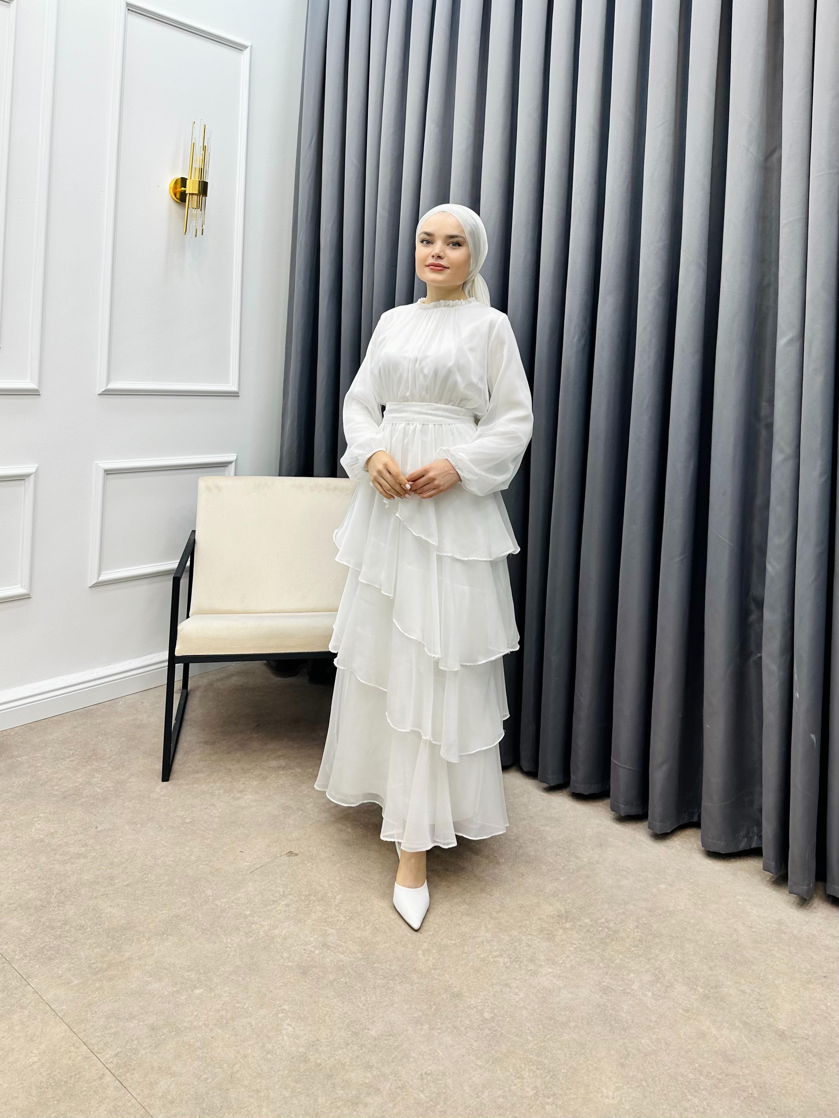 KATLI JANJAN ABİYE BEYAZ