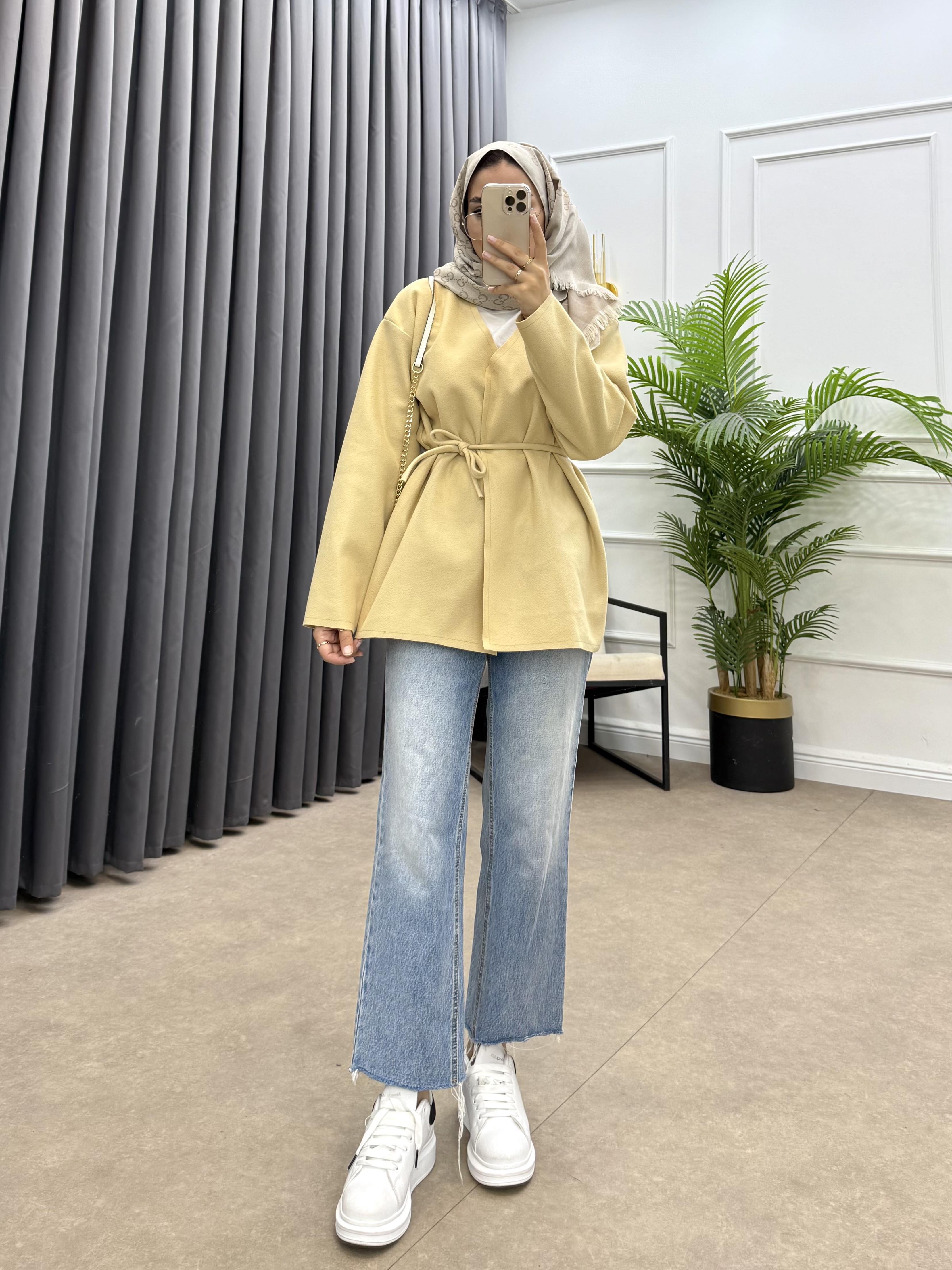 KEMERLİ KAŞE KAP BEJ