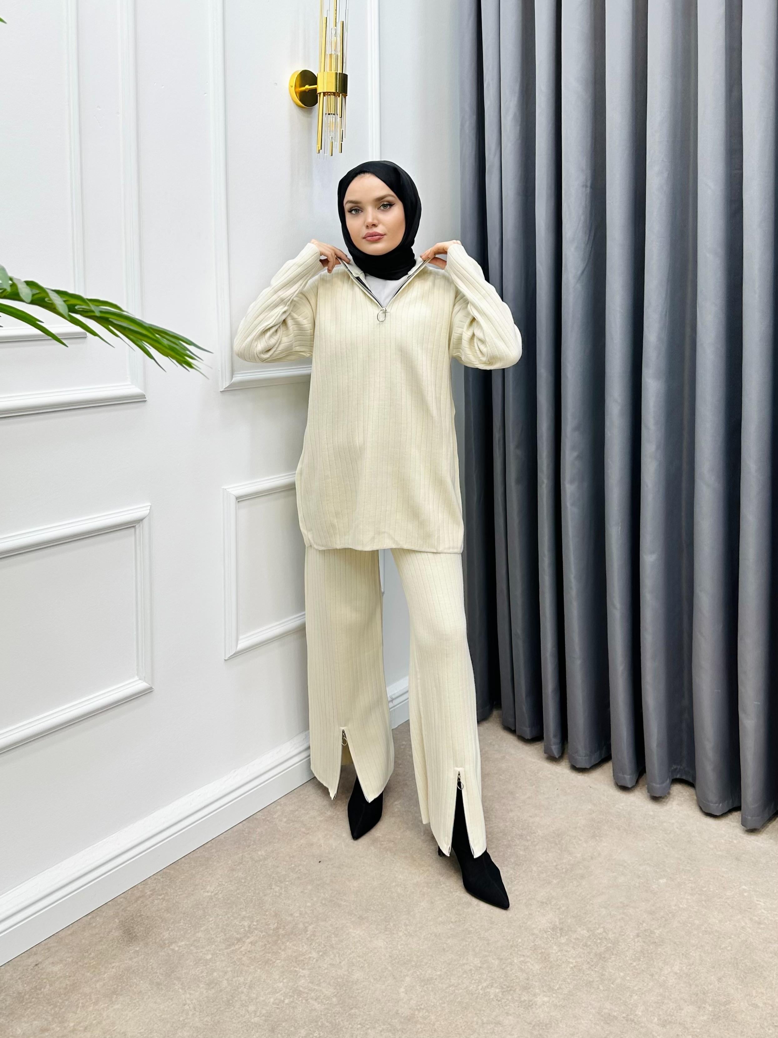 LENA TRİKO TAKIM KREM