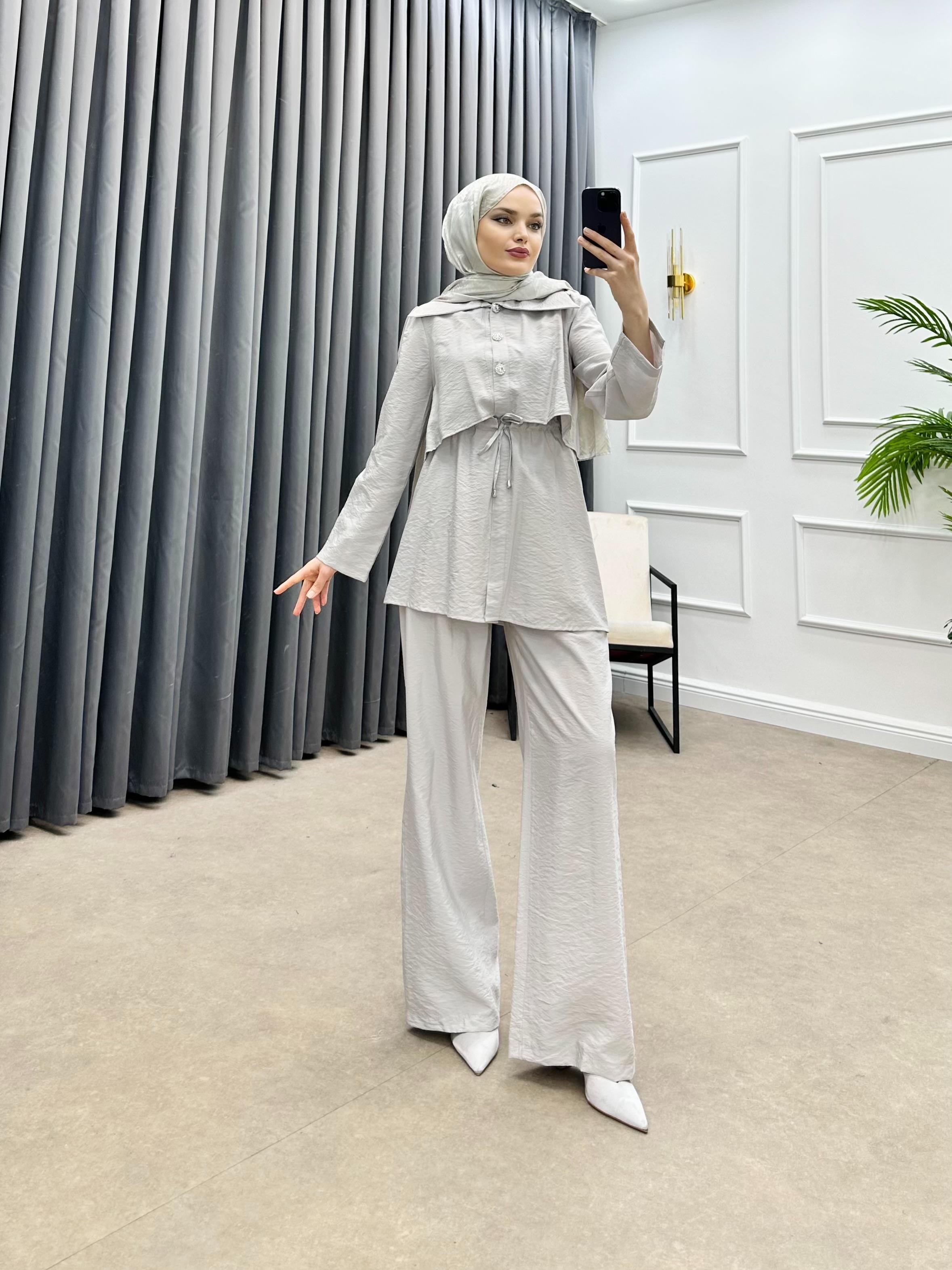 MİNA PANTOLONLU TAKIM TAŞ