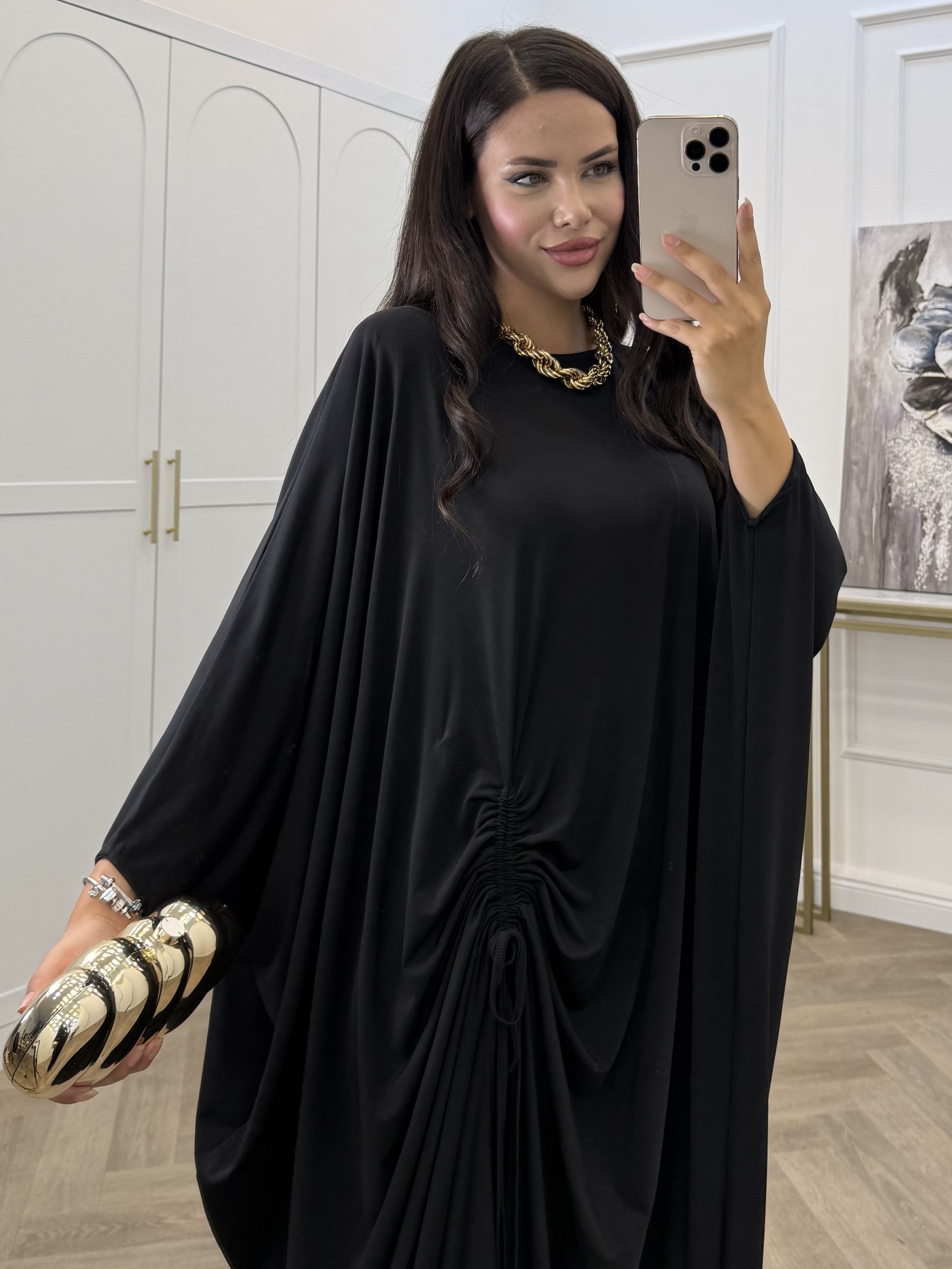 NELYA PELERİMLİ TASARIM TAKIM SİYAH