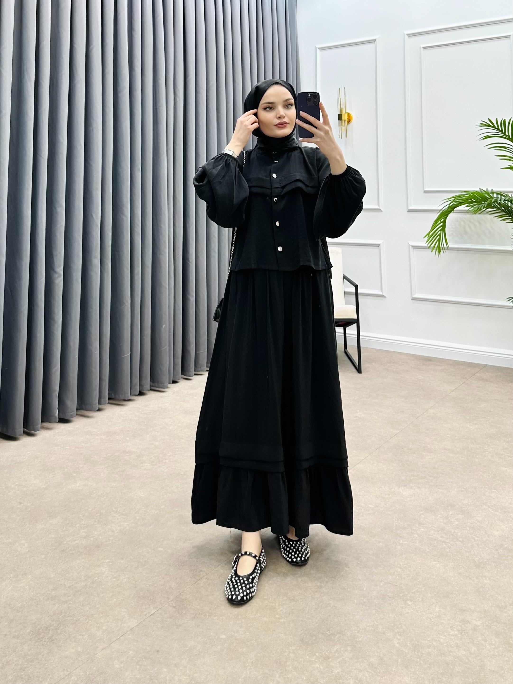 NES ETEKLİ TAKIM SİYAH