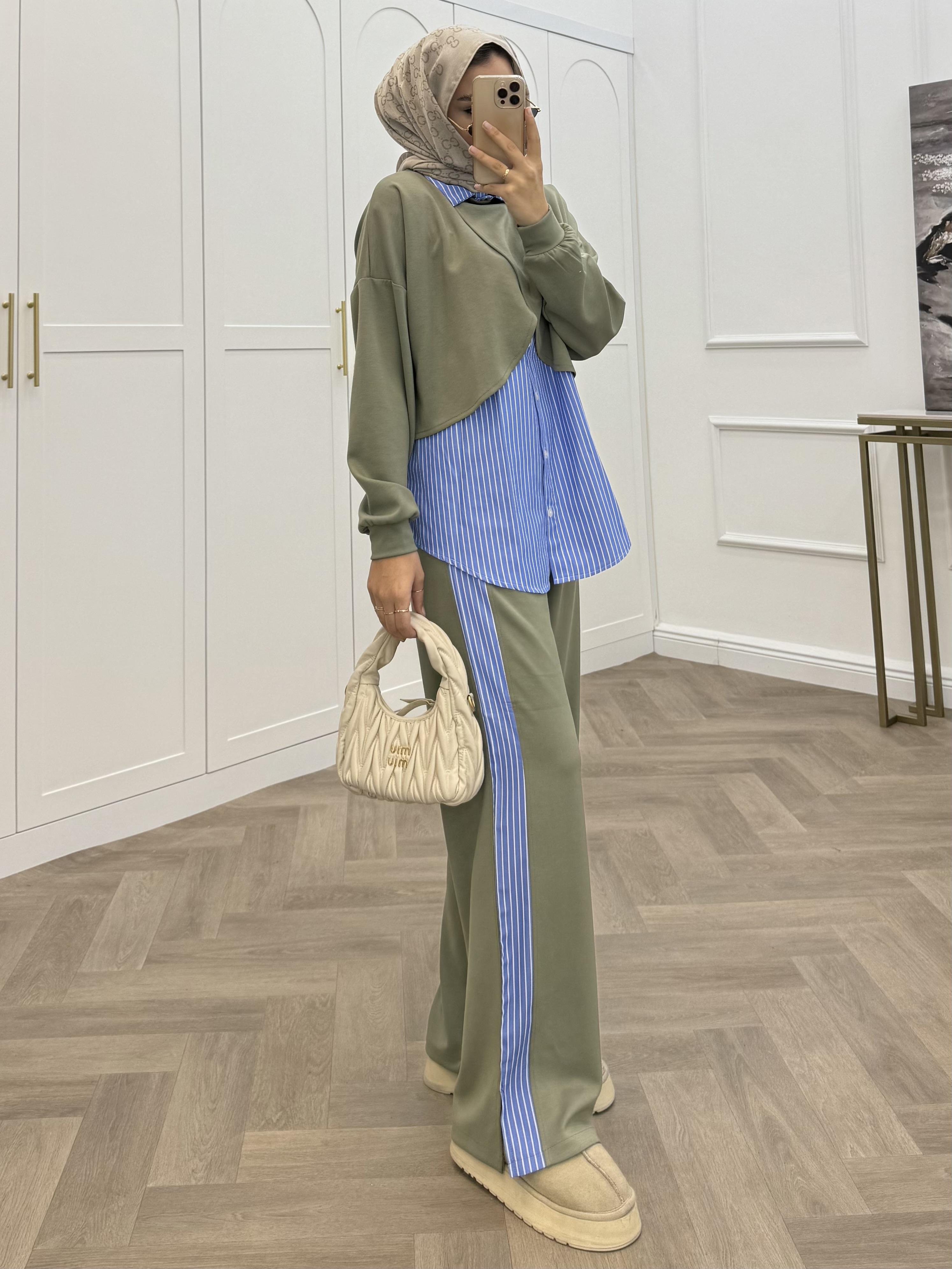 OYSHO GÖMLEKLİ TAKIM HAKİ