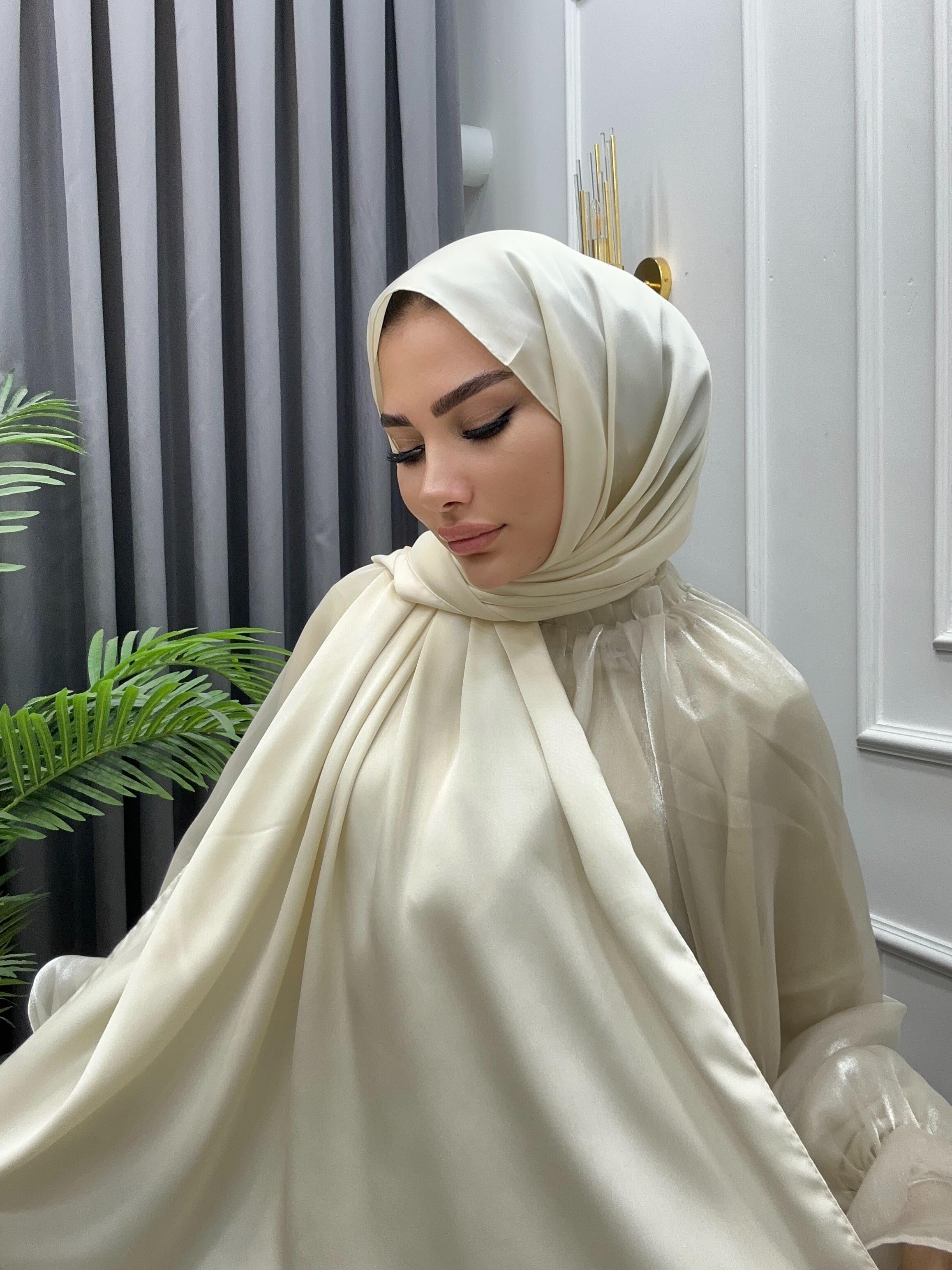 SAFİR İPEK ŞAL KREM