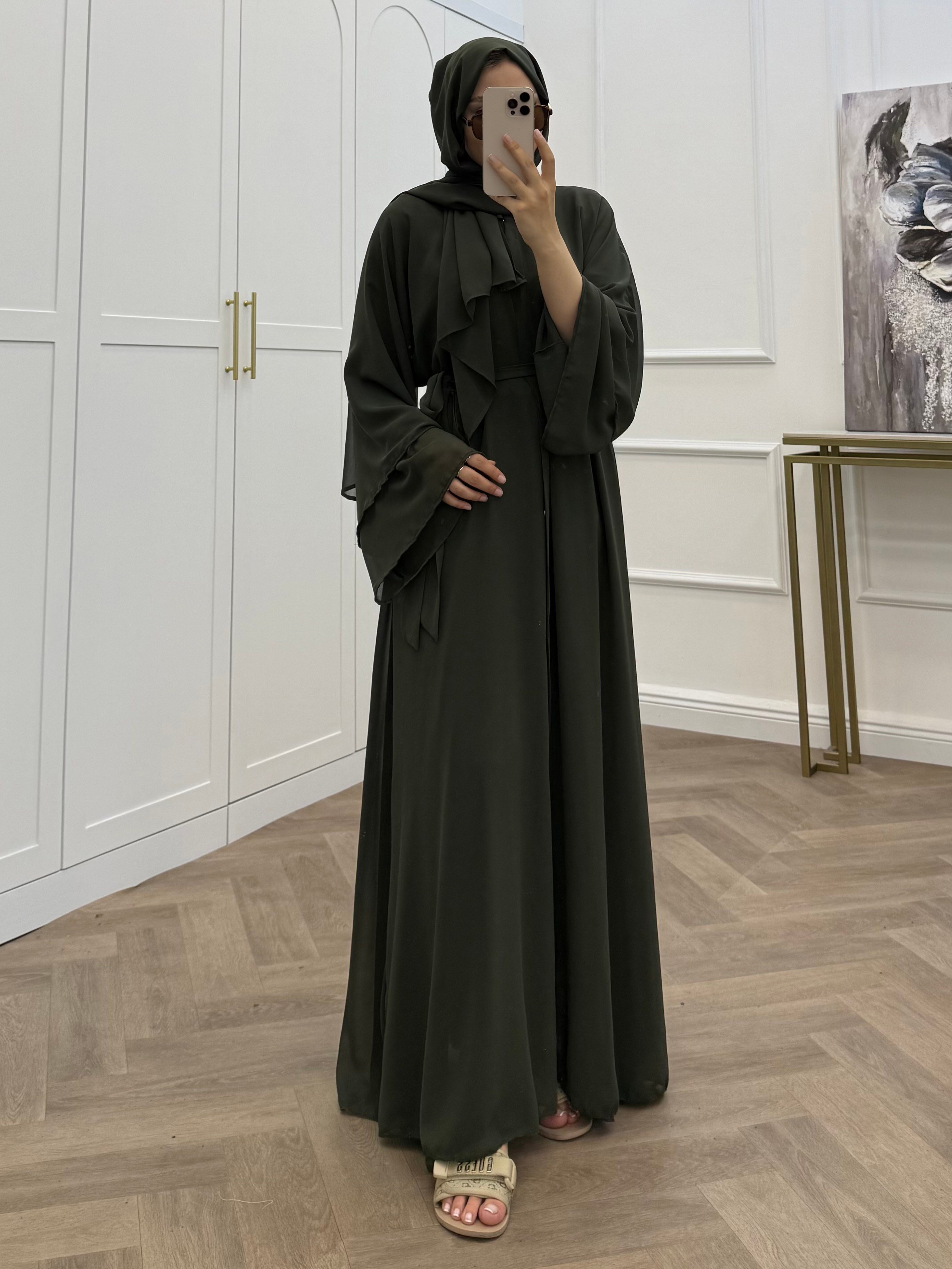 ŞAL DAHİL ŞİFON ABAYA HAKİ