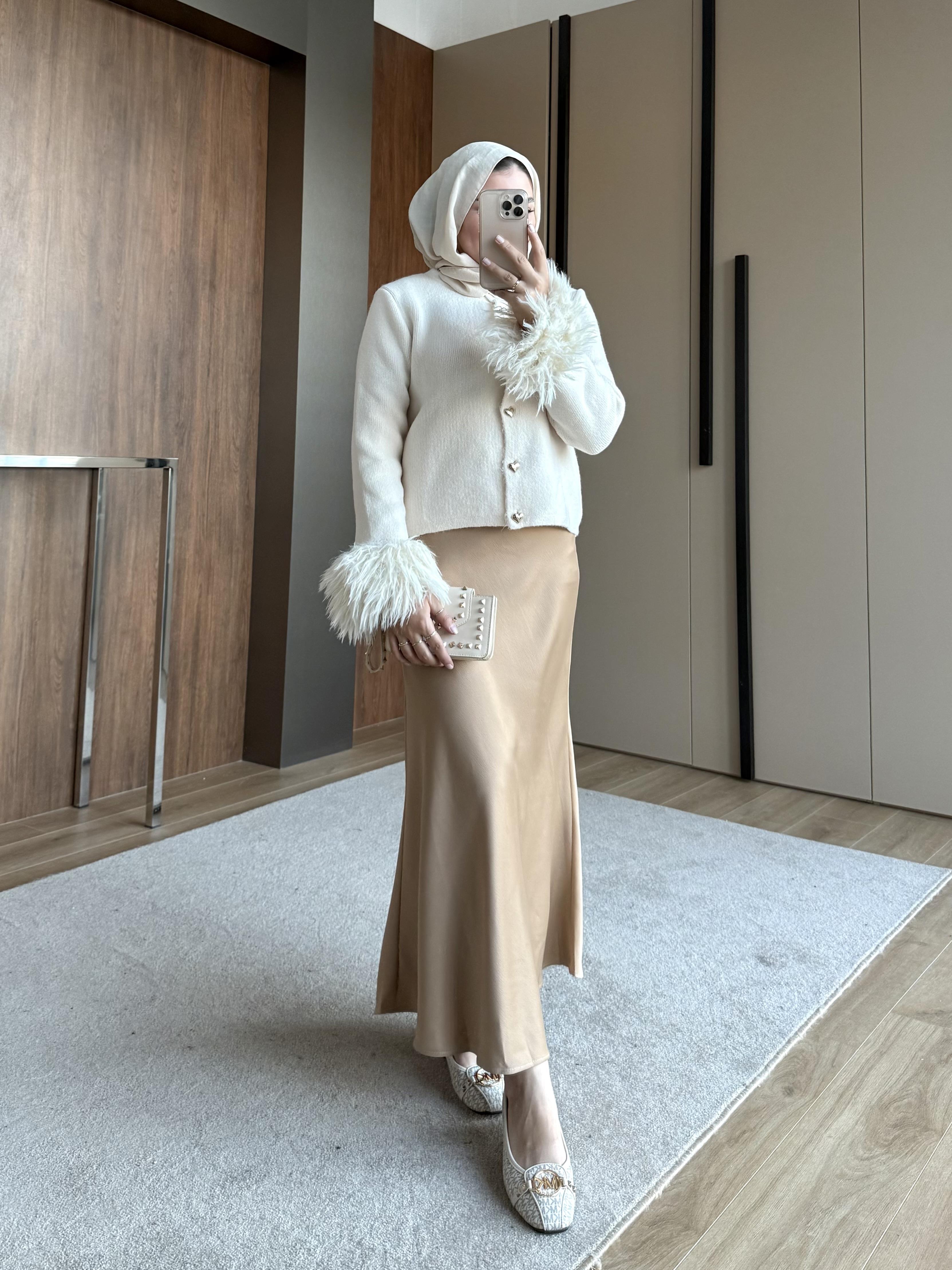 SATEN KALEM ETEK BEJ