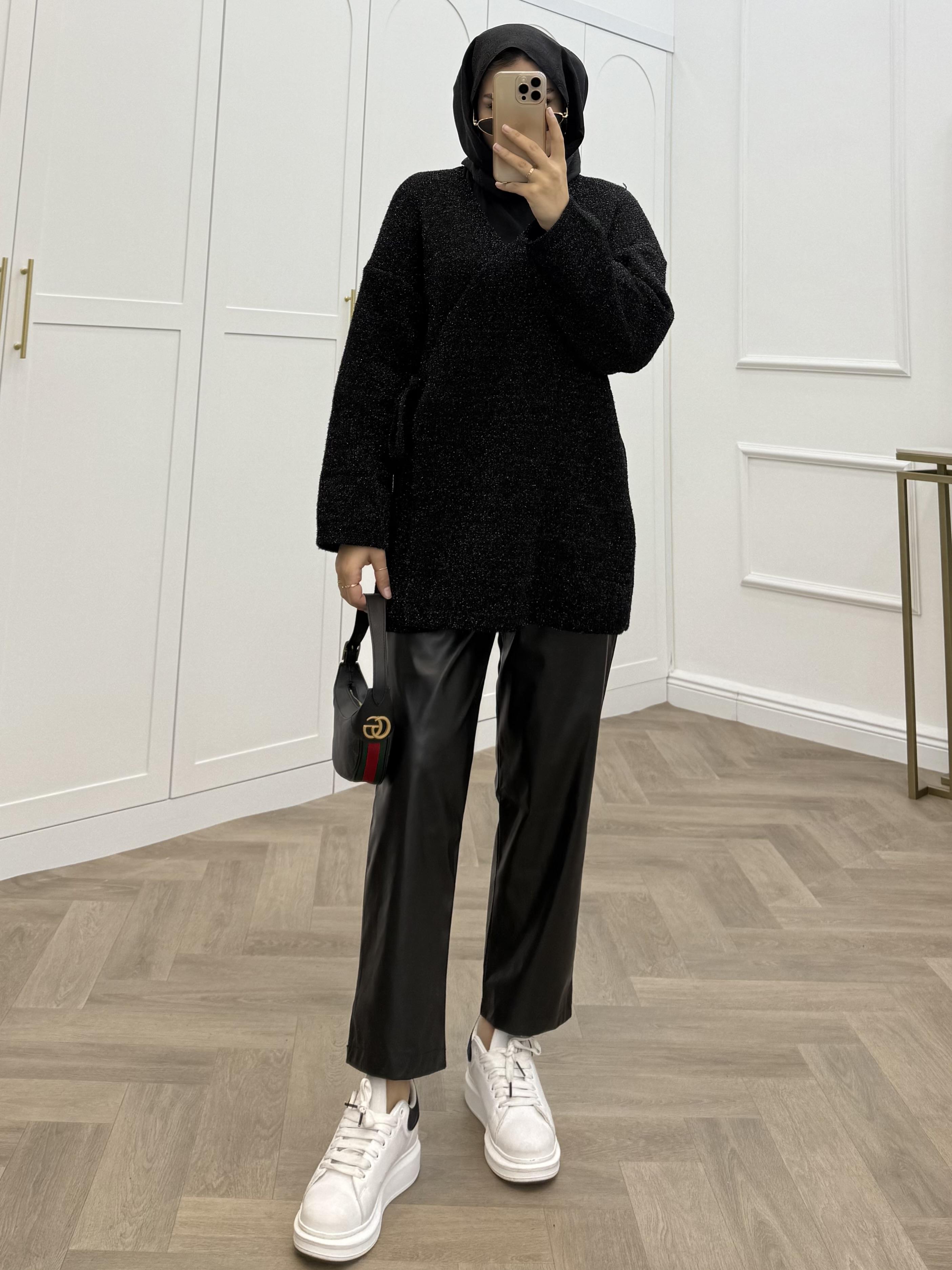 SİMLİ HIRKA SİYAH