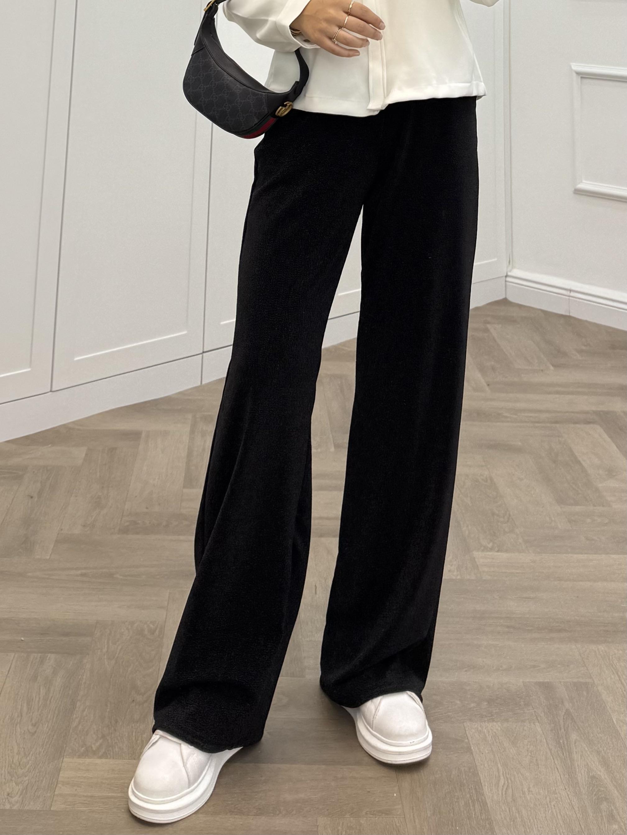 SİMLİ PANTOLON SİYAH