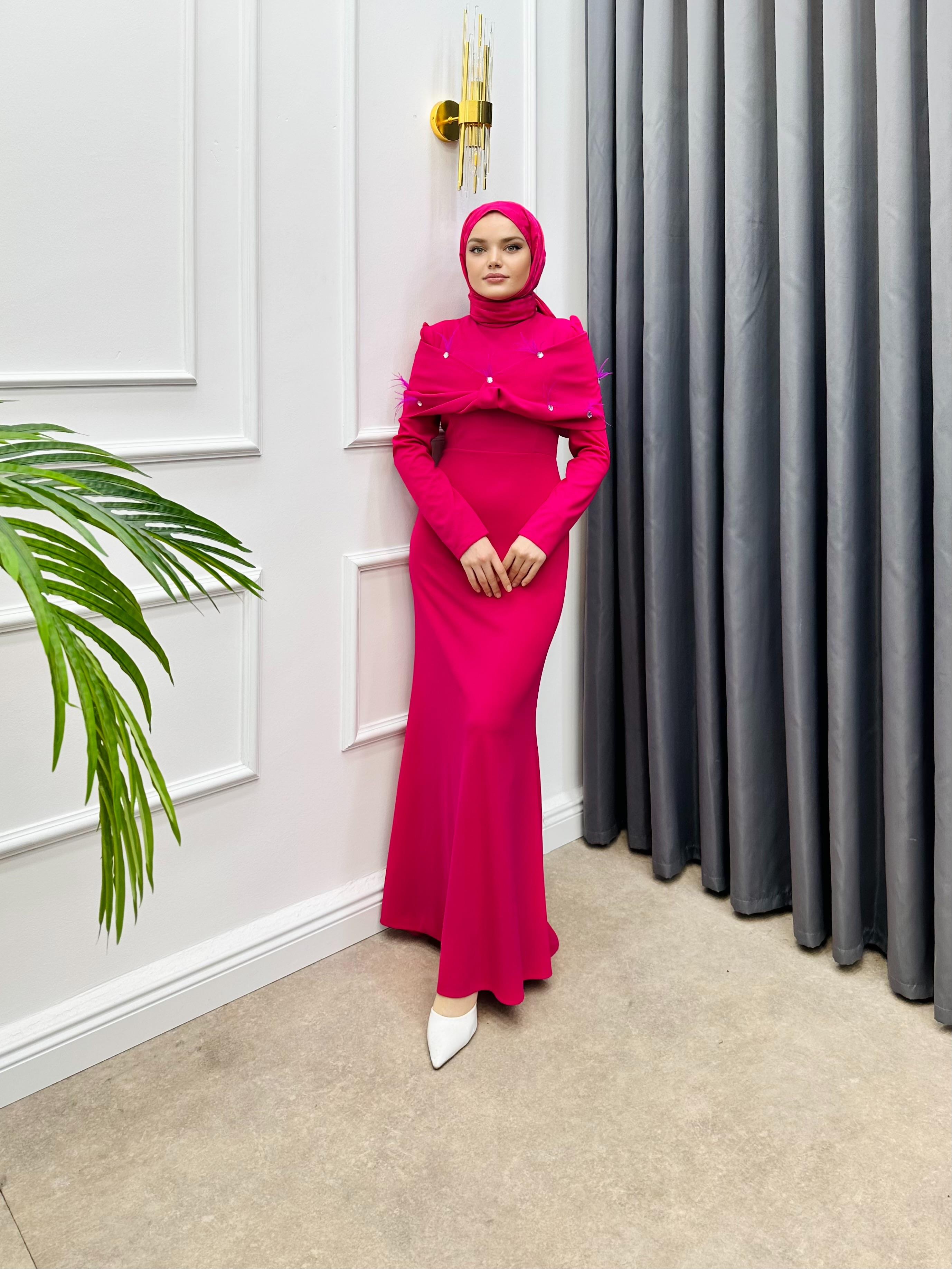 TASARIM ABİYE FUŞYA