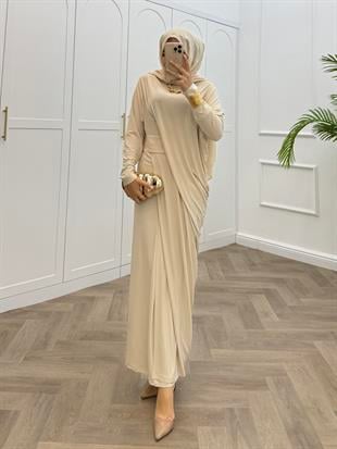 YARASA KOL SANDY ELBİSE TAŞ