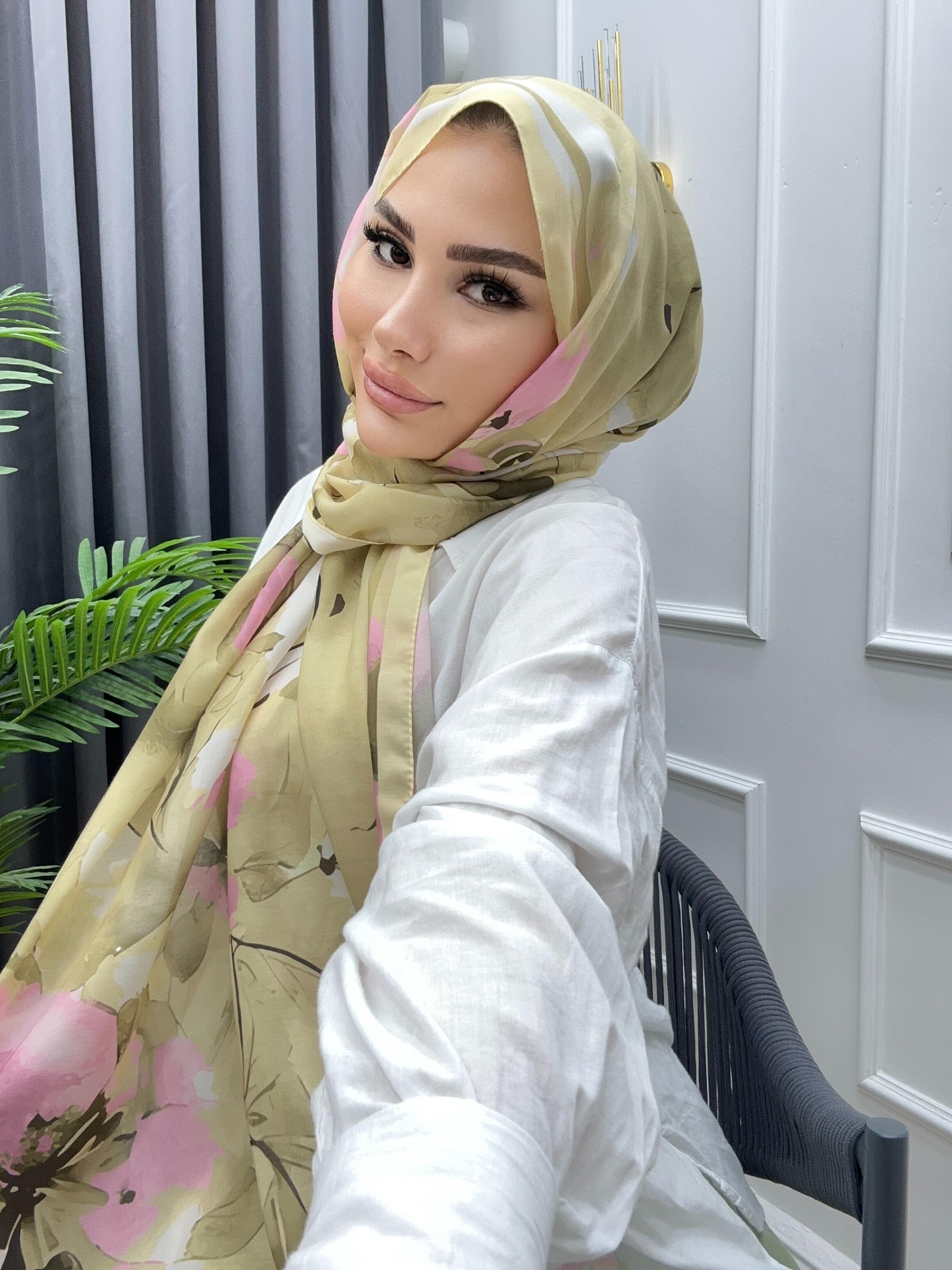 AQUA SOFT KARIŞIK DESEN ŞAL YAĞ YEŞİLİ