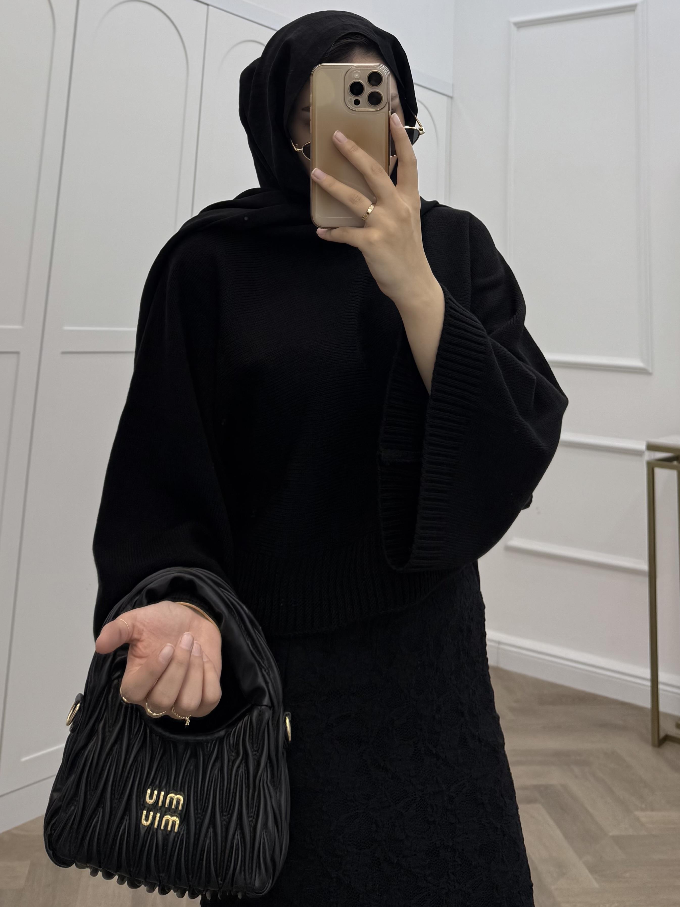 ASİL DANTEL ETEK SİYAH