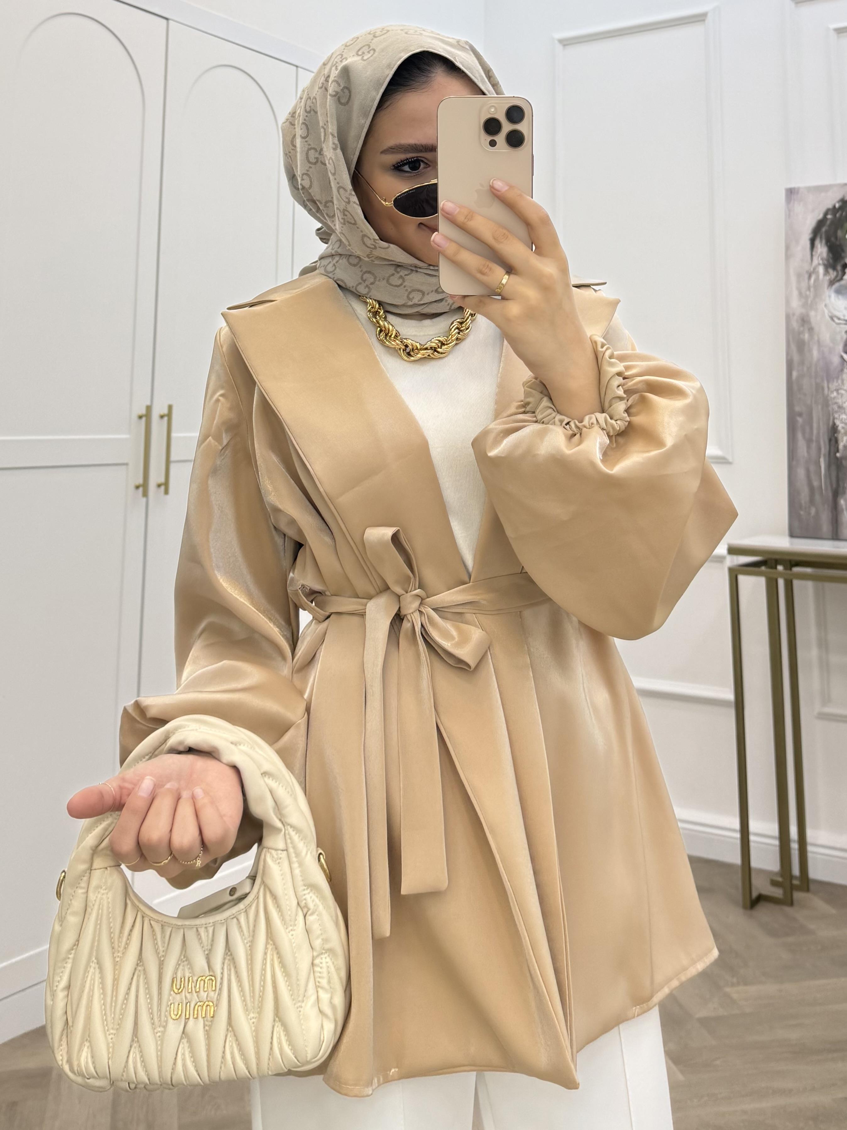 BALON KOL ORGANZE CEKET BEJ