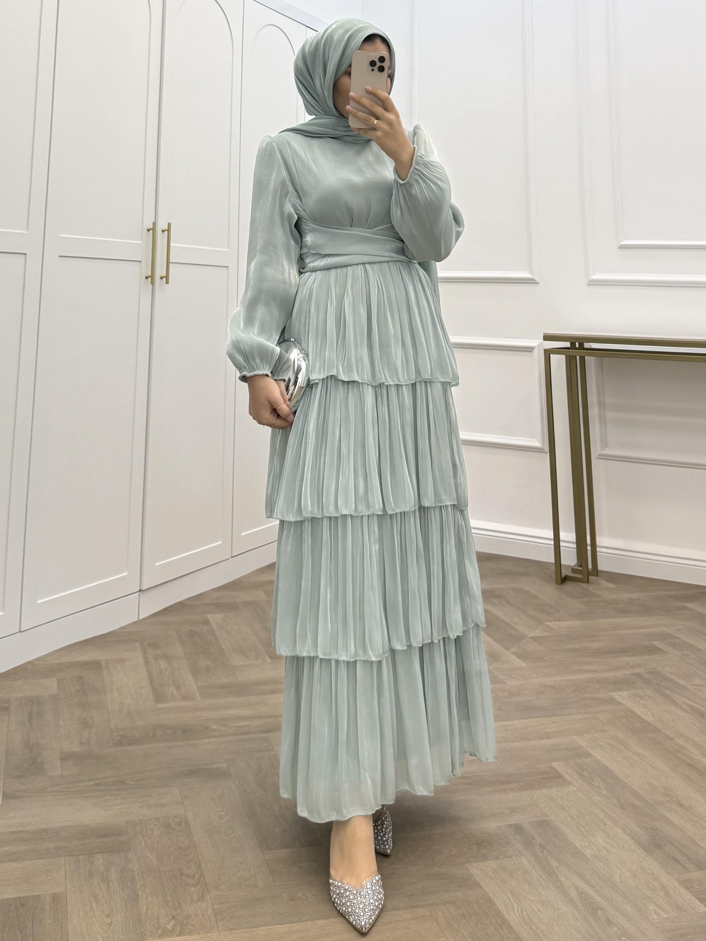 ÇAPRAZ BAĞLAMALI JANJAN ABİYE MİNT