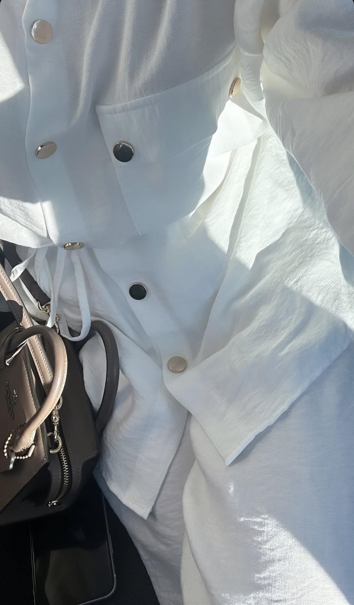 CHANEL PANTOLONLU TAKIM BEYAZ