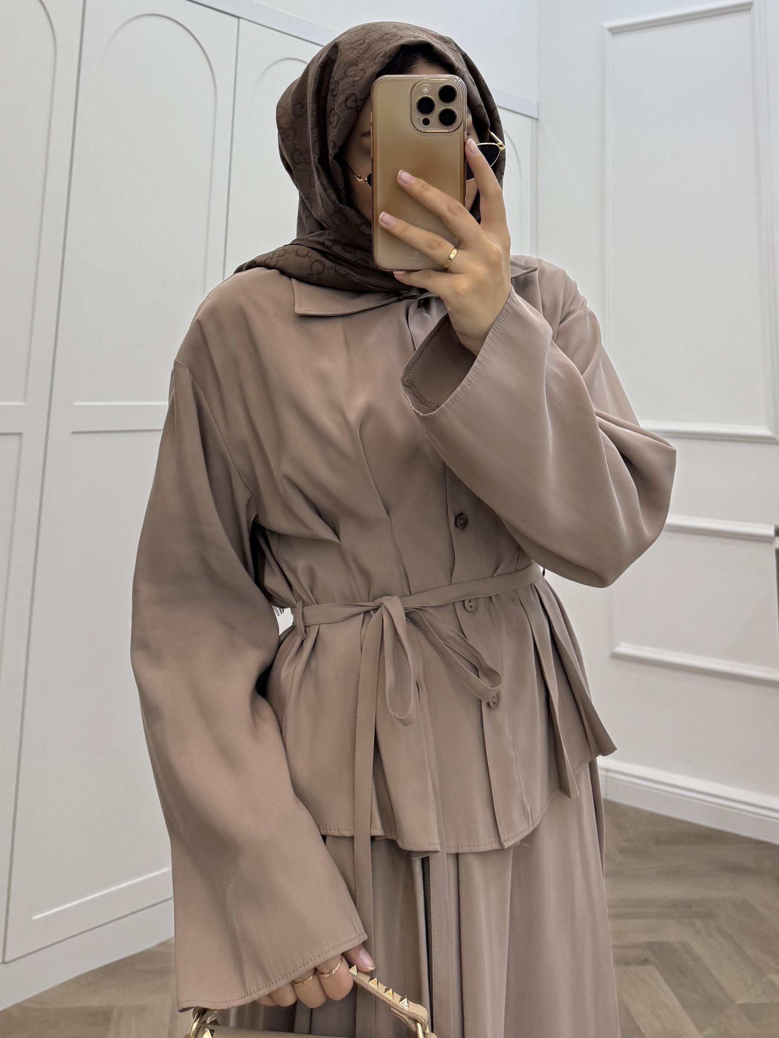 DÜĞMELİ BASİC MODAL ETEKLİ TAKIM  VİZON