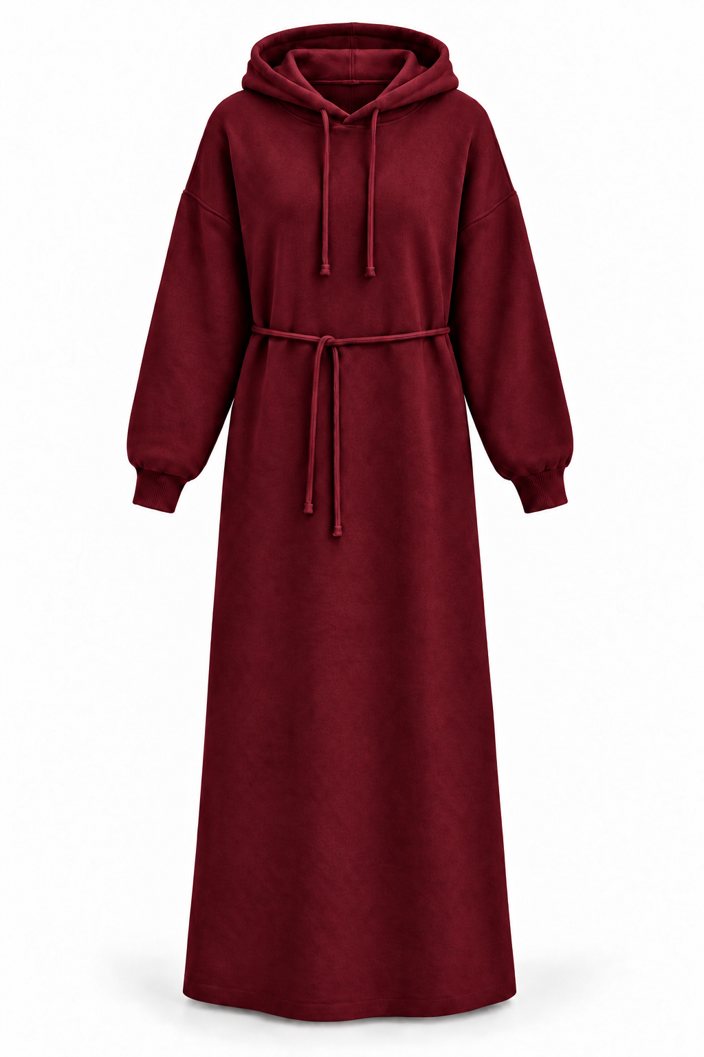 ELENİ YUMOŞ ELBİSE BORDO