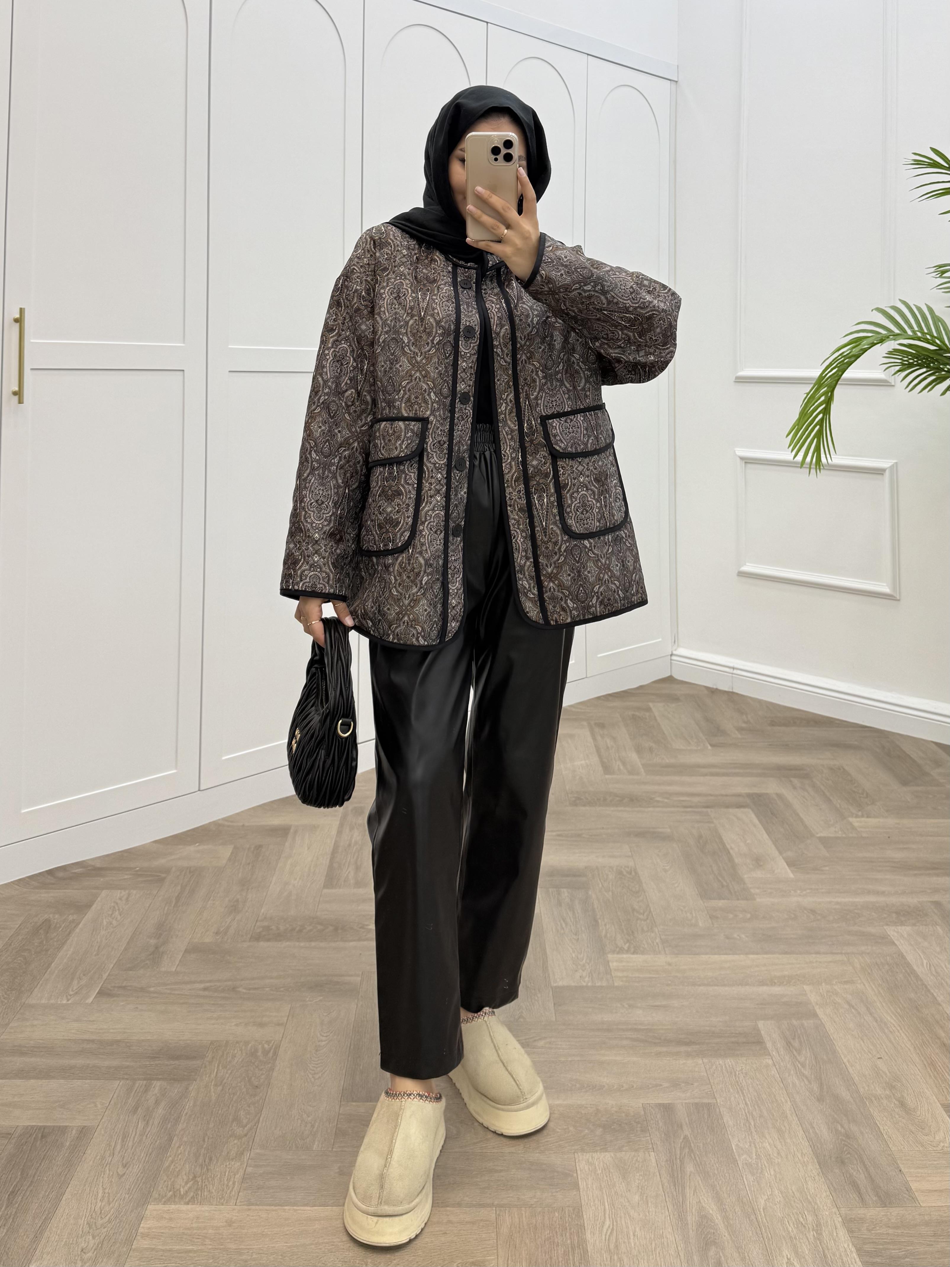 ETNİK DESEN CEKET MÜRDÜM 